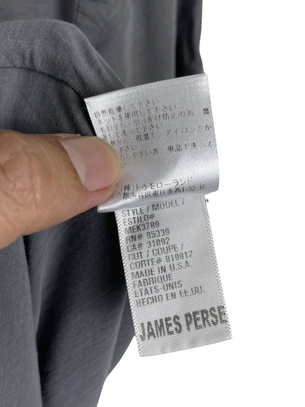 James Perse James Perse USA Designer Button Tee Size US M / EU 48-50 / 2 - 6 Thumbnail