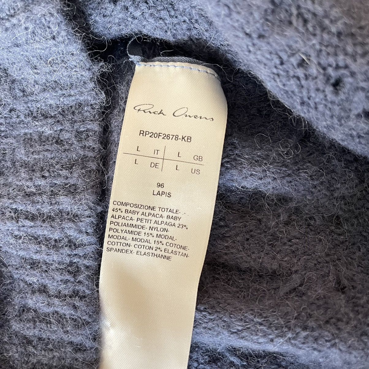 Rick Owens Rick Owens Performa Box Bubble Knit Sweater Size US L / EU 52-54 / 3 - 3 Thumbnail