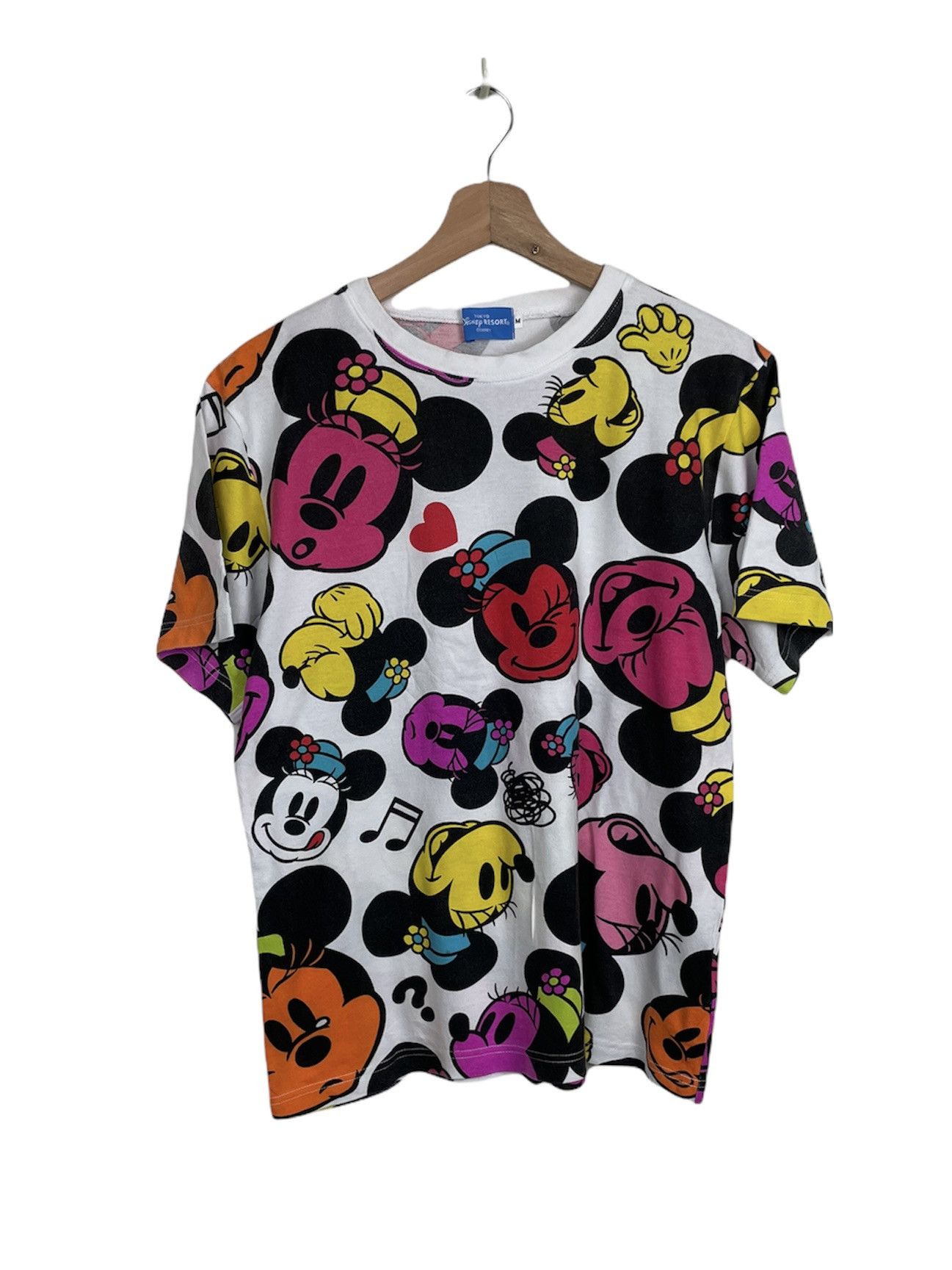Disney × Mickey Mouse Tokyo Disney Resort 2015 Mickey & Minnie OVP Tee Size US M / EU 48-50 / 2 - 1 Thumbnail