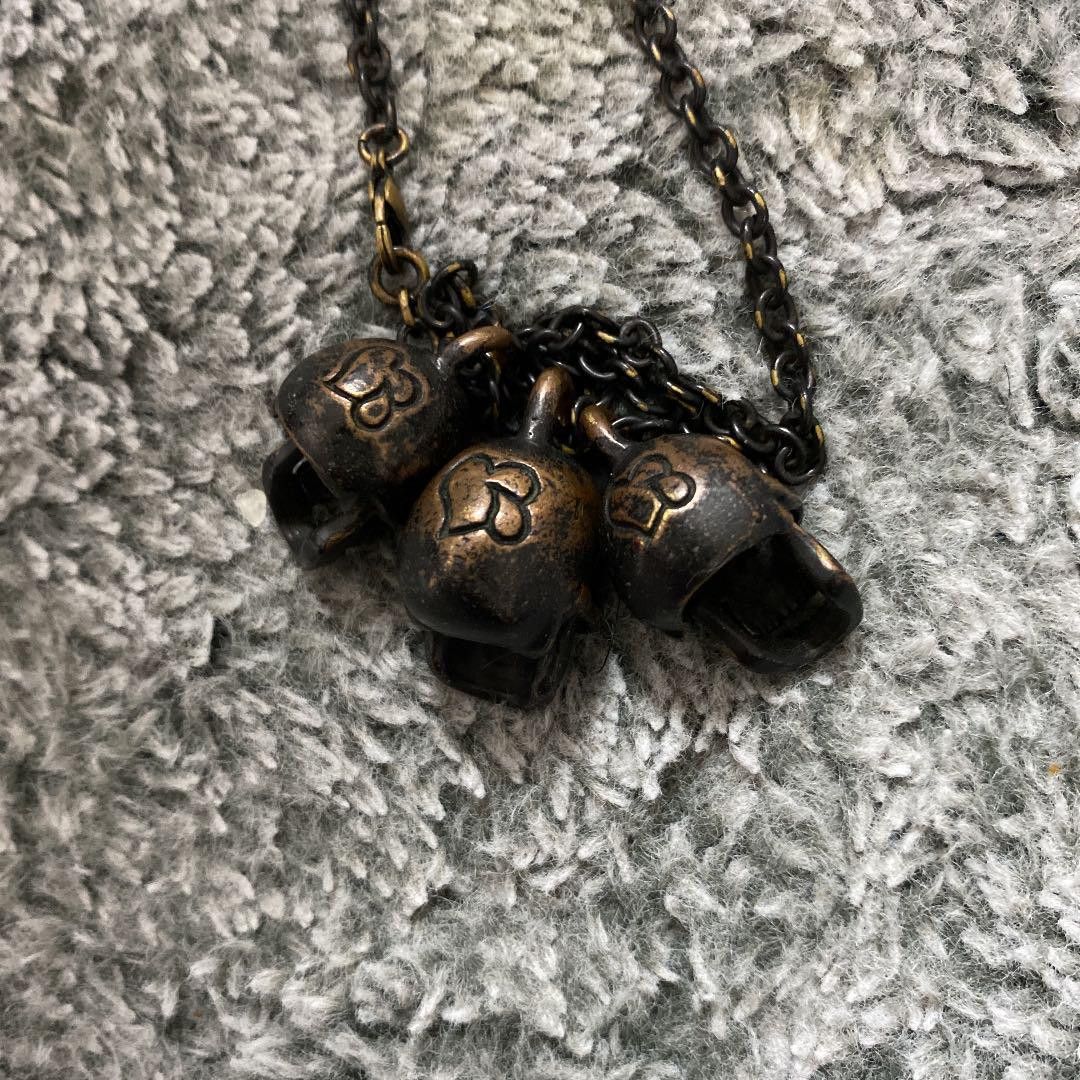 Number (N)ine Triple Skull Pain Necklace | Grailed Number (N)ine Triple Skull Pain Necklace | Grailed