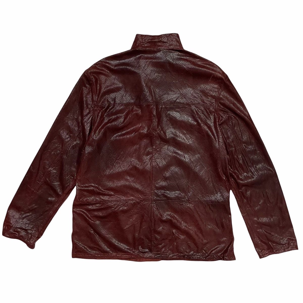 Vintage 💥 80s Emporium Italy Leather Button Jacket Size US S / EU 44-46 / 1 - 6 Thumbnail