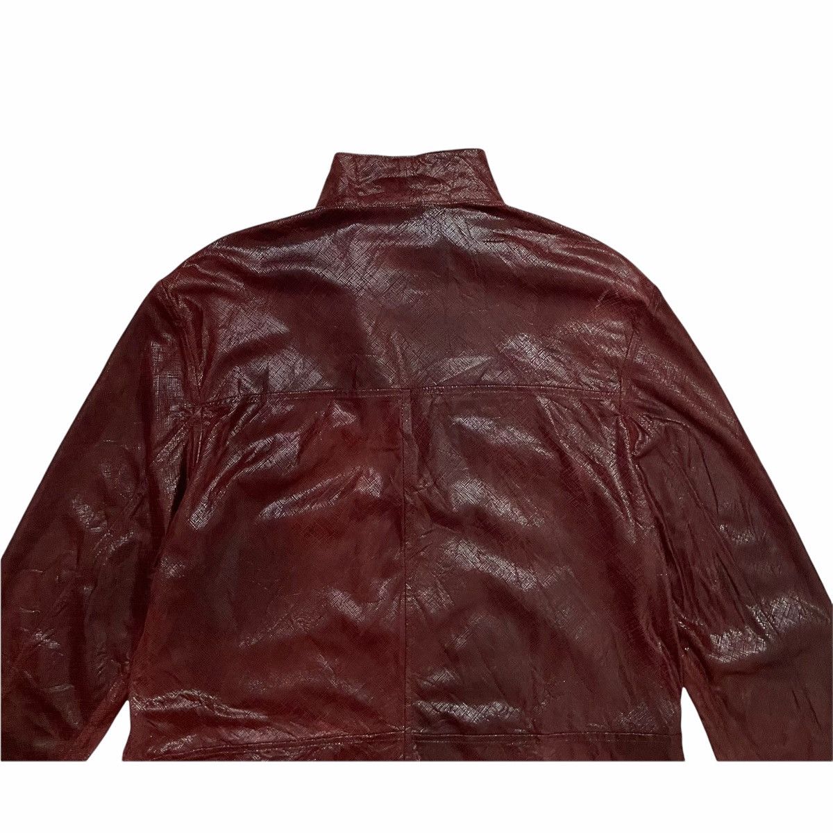 Vintage 💥 80s Emporium Italy Leather Button Jacket Size US S / EU 44-46 / 1 - 7 Thumbnail