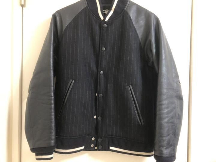 Stussy X fragment varsity jacket BLACK Fragment Design × Stussy