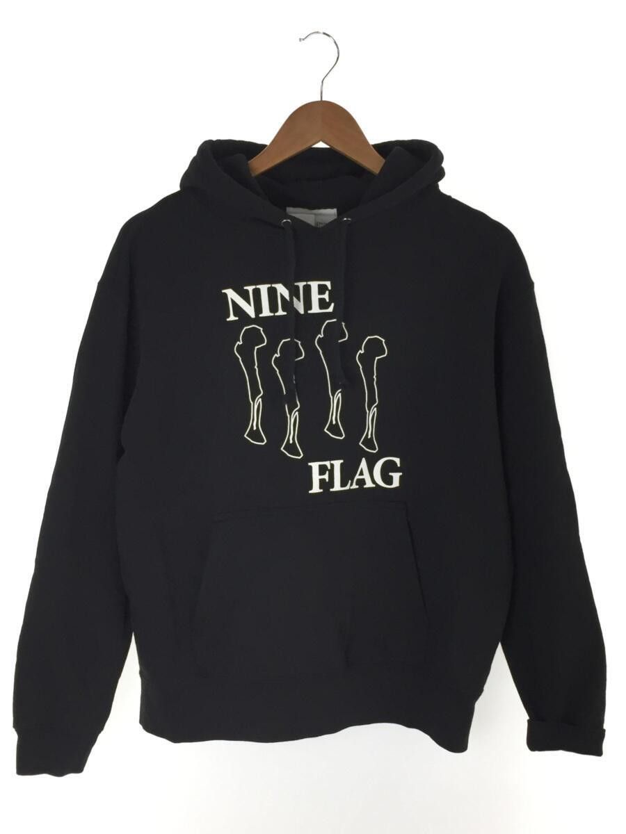 Number (N)ine Boxy "Nine Flag" Black Flag Band Hoodie Size US M / EU 48-50 / 2 - 1 Thumbnail