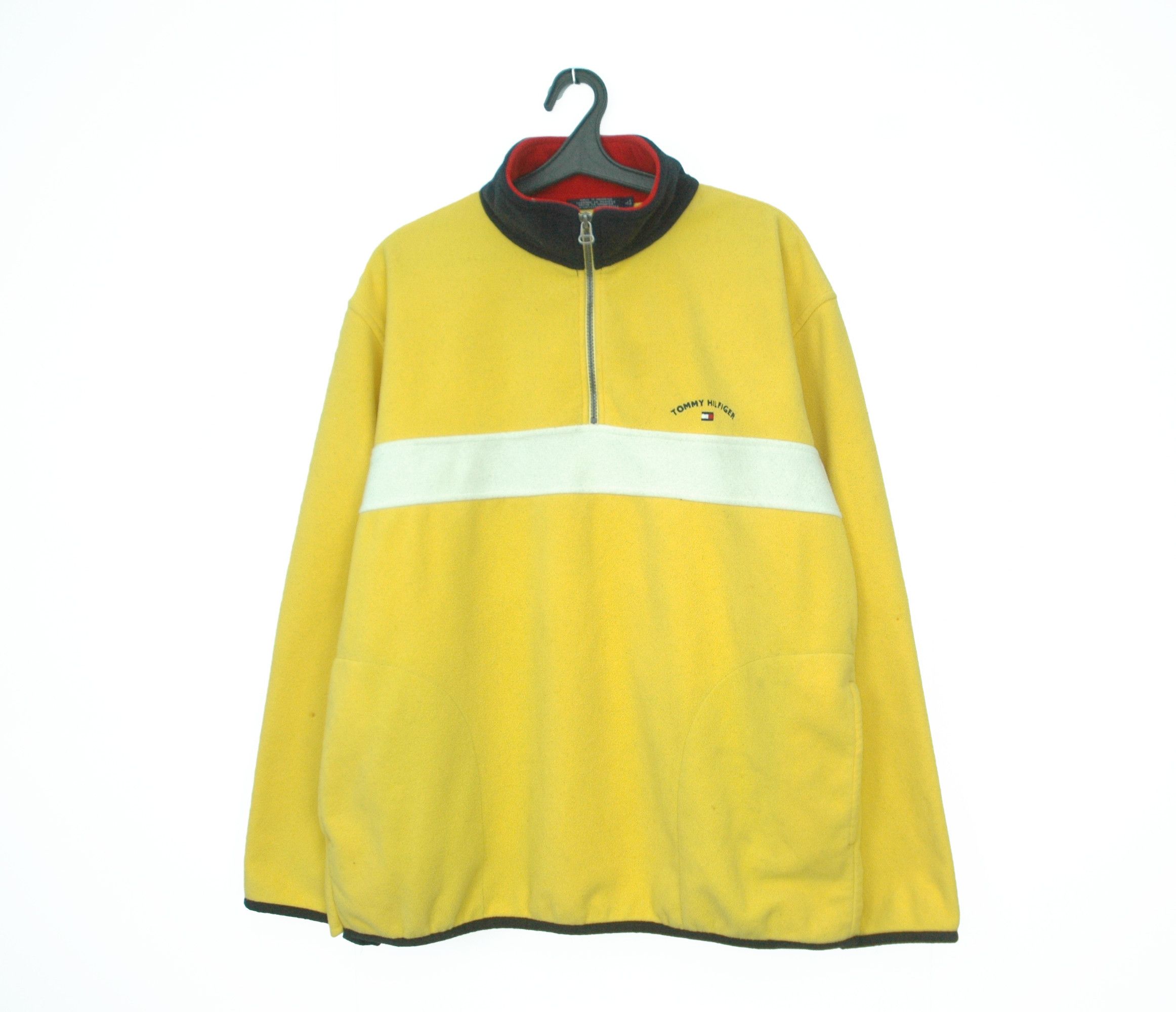 Tommy Hilfiger Vintage 2001 Tommy Hilfiger Pullover Fleece Size US L / EU 52-54 / 3 - 1 Thumbnail