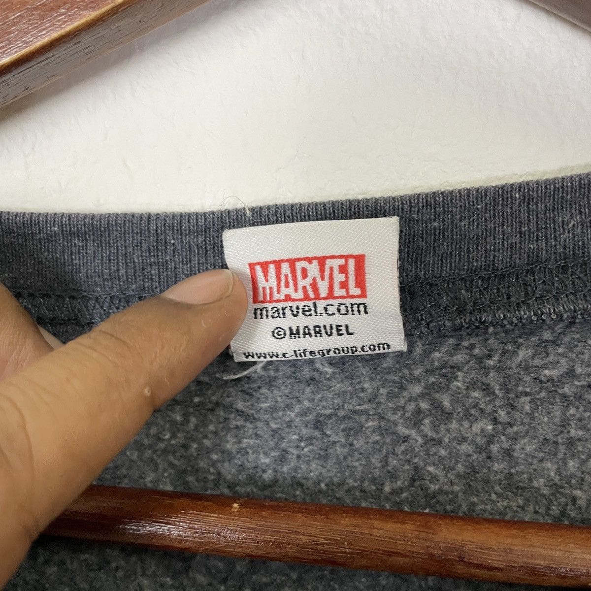 Marvel Comics Vintage Captain America Marvel Big Logo Sweatshirt Size US M / EU 48-50 / 2 - 6 Thumbnail