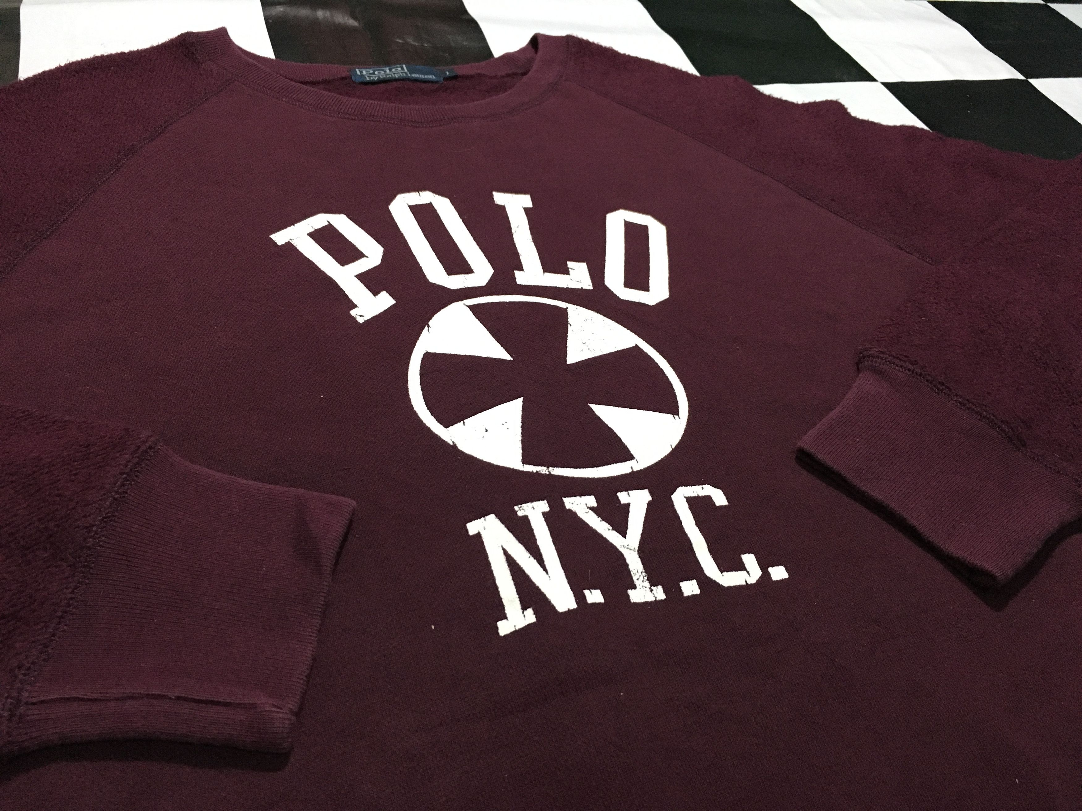 Polo Ralph Lauren 🔥Vintage Polo Ralph Lauren Sweatshirt big logo 90s Polo NYC Size US L / EU 52-54 / 3 - 1 Thumbnail