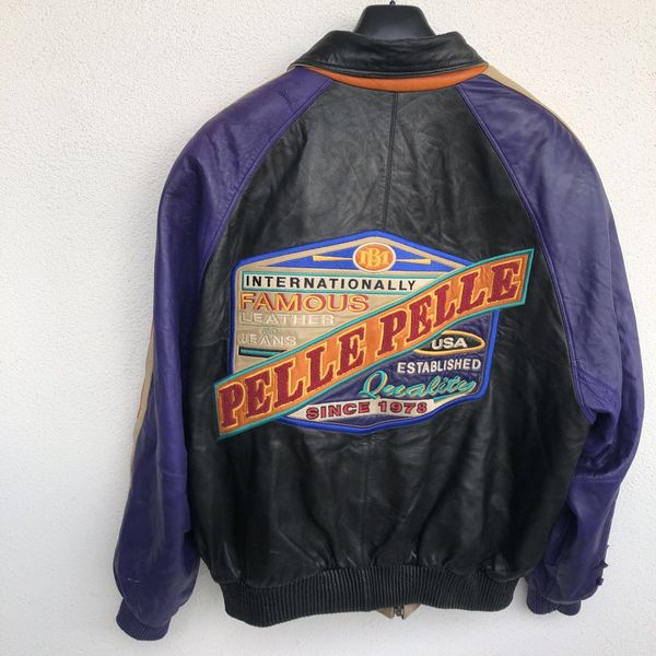 Marc Buchanan Marc Buchanan vintage leather jacket 90s pelle pelle ...