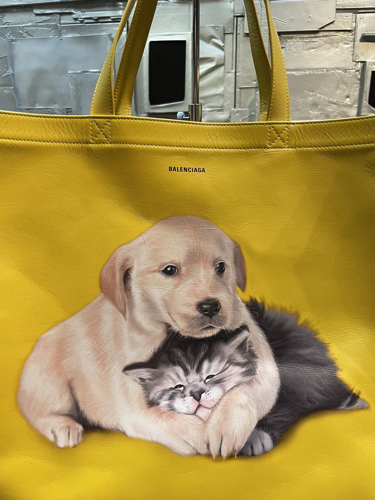 Balenciaga kitten tote clearance