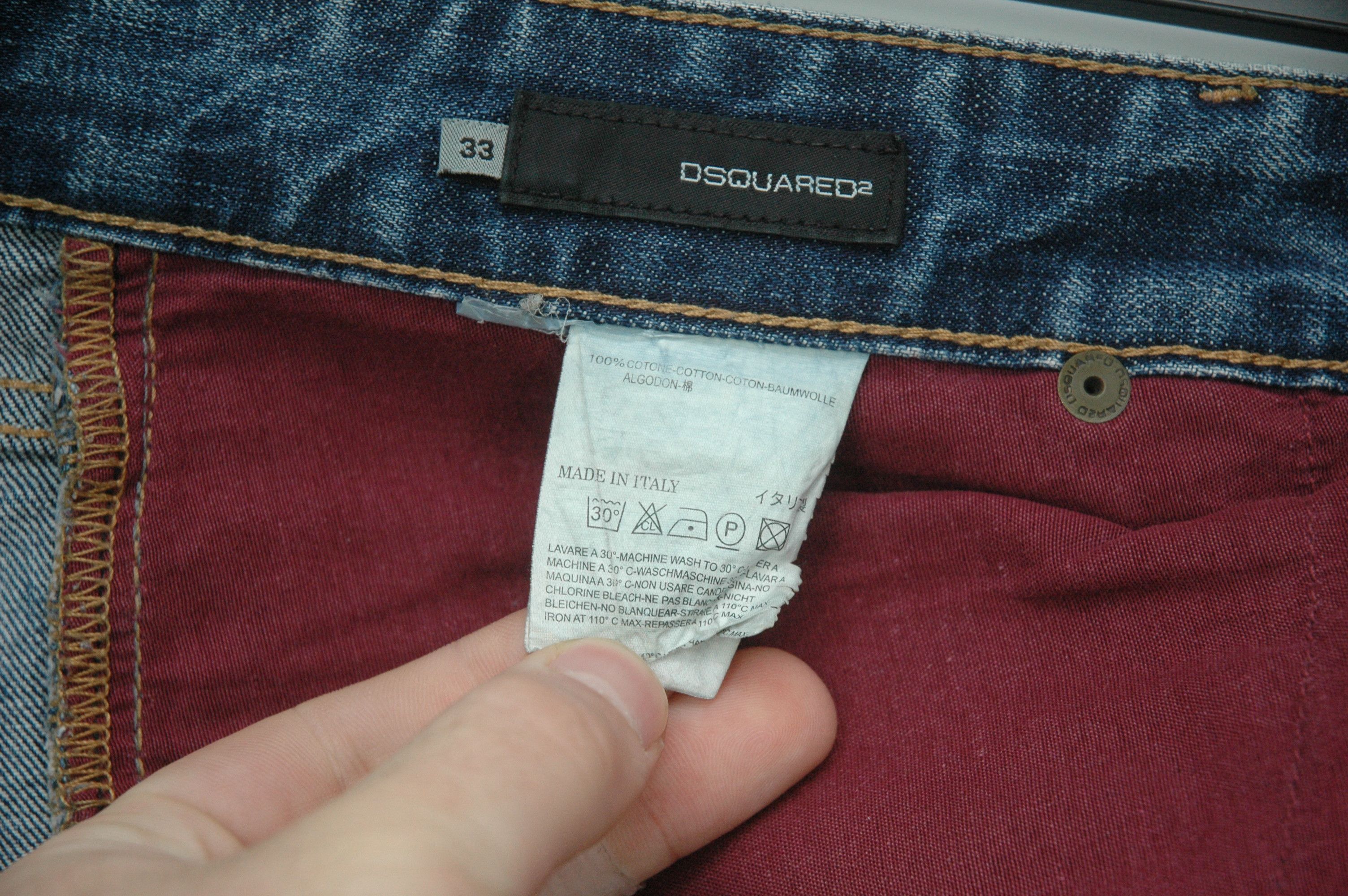 Dsquared2 Dsquared Distressed Denim Made in Italy Size US 33 - 13 Thumbnail
