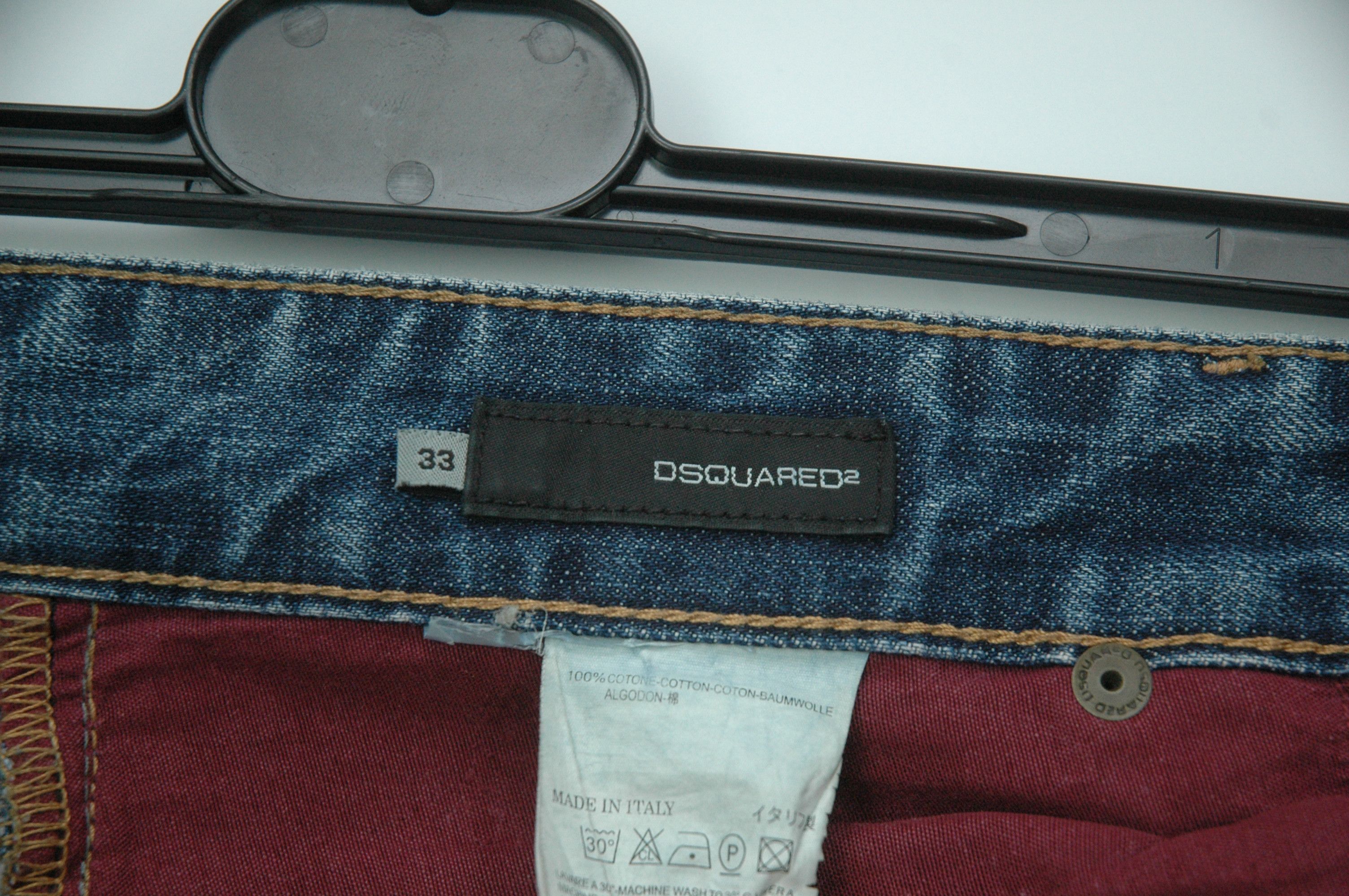 Dsquared2 Dsquared Distressed Denim Made in Italy Size US 33 - 12 Thumbnail