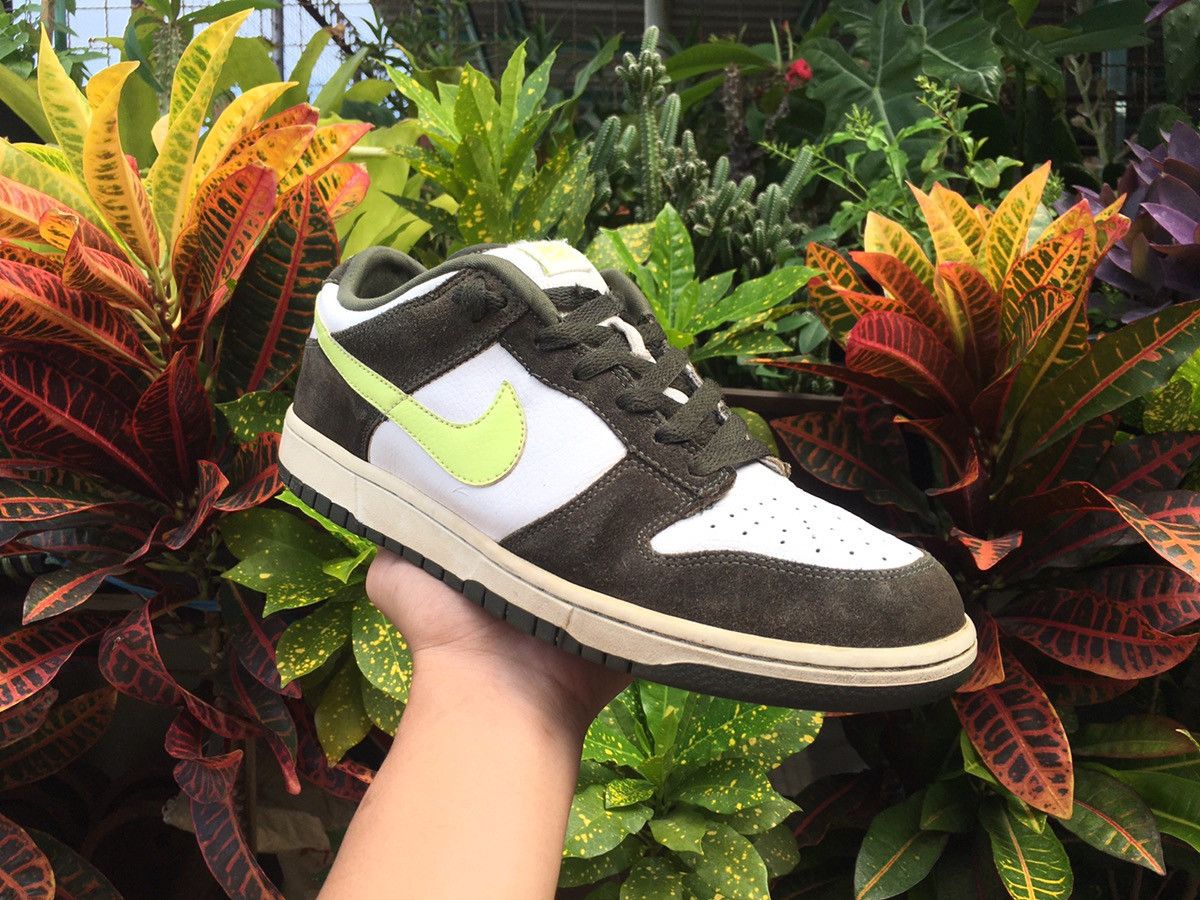 Nike Rare 2007 Nike Dunk Low Black White Volt 6.0 Size US 10.5 / EU 43-44 - 1 Thumbnail