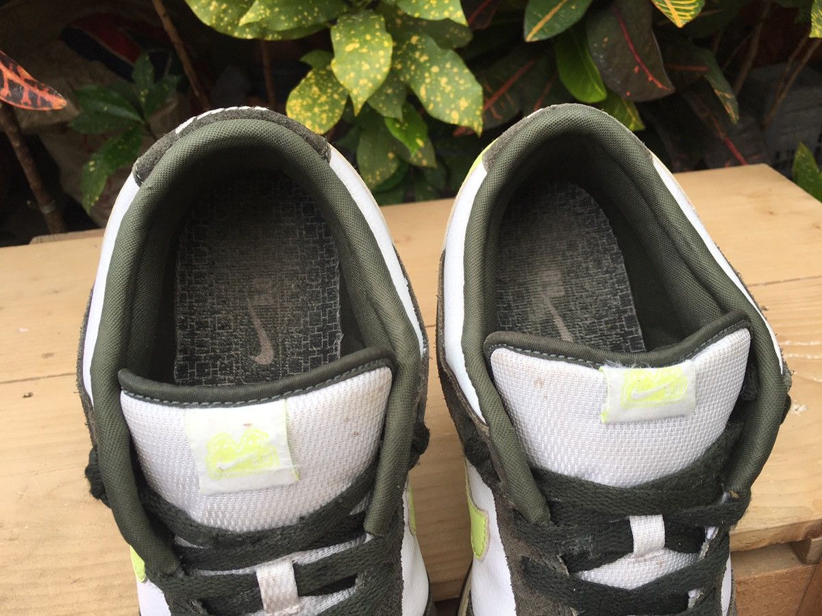 Nike Rare 2007 Nike Dunk Low Black White Volt 6.0 Size US 10.5 / EU 43-44 - 8 Thumbnail