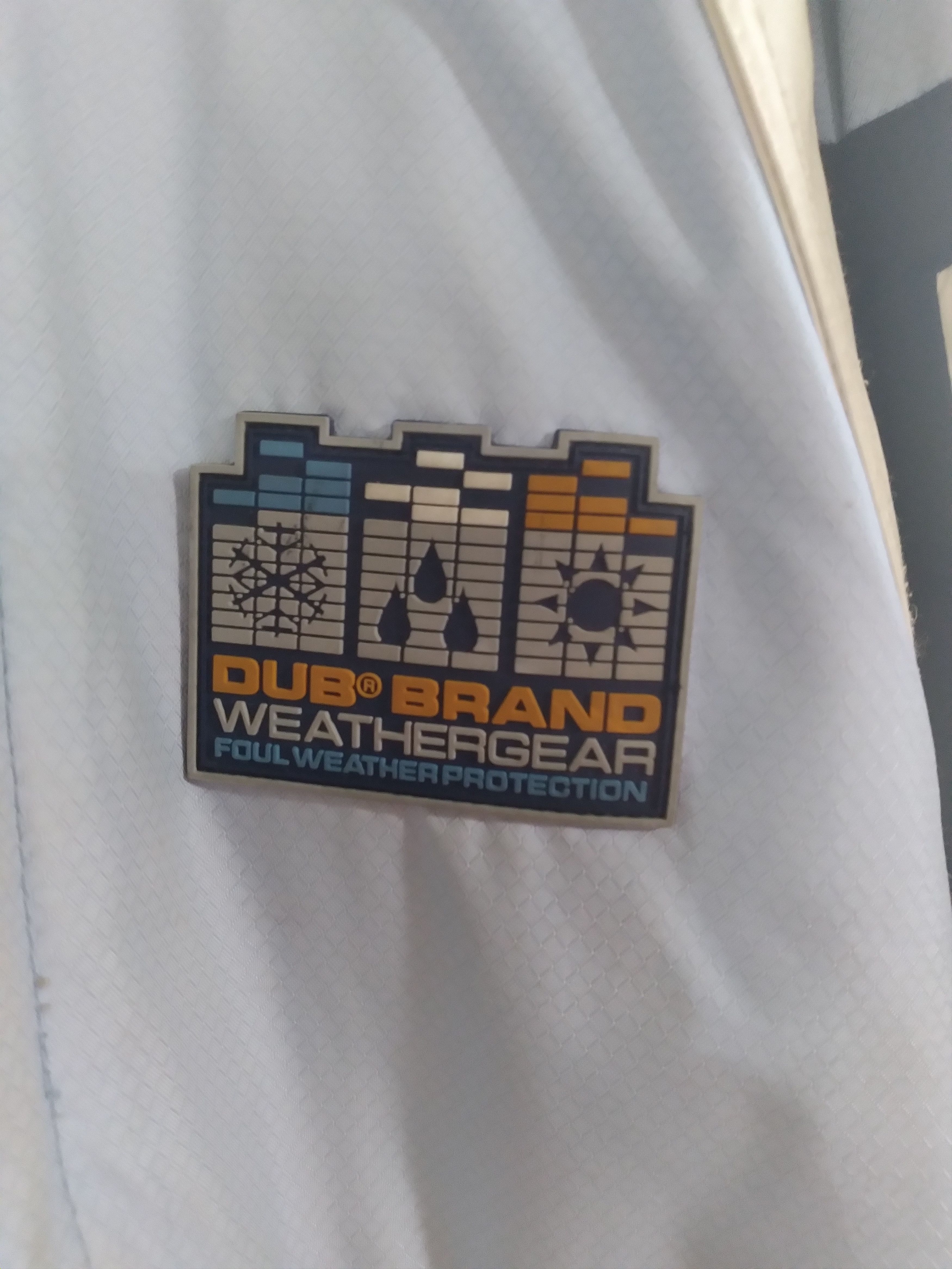 Vintage 90s DUB BRAND Weathergear Snowboarding Jackett Hooded Size US XL / EU 56 / 4 - 4 Thumbnail