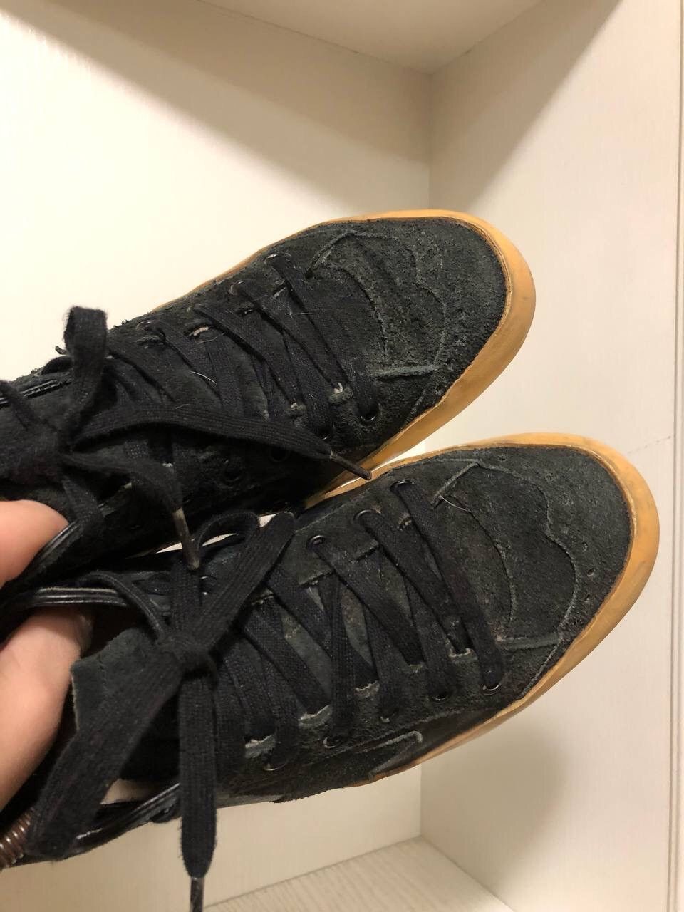 Golden Goose GGDB Golden Goose Francy Hi-Top Sneakers Leather Luxury Size US 6.5 / EU 39-40 - 3 Thumbnail