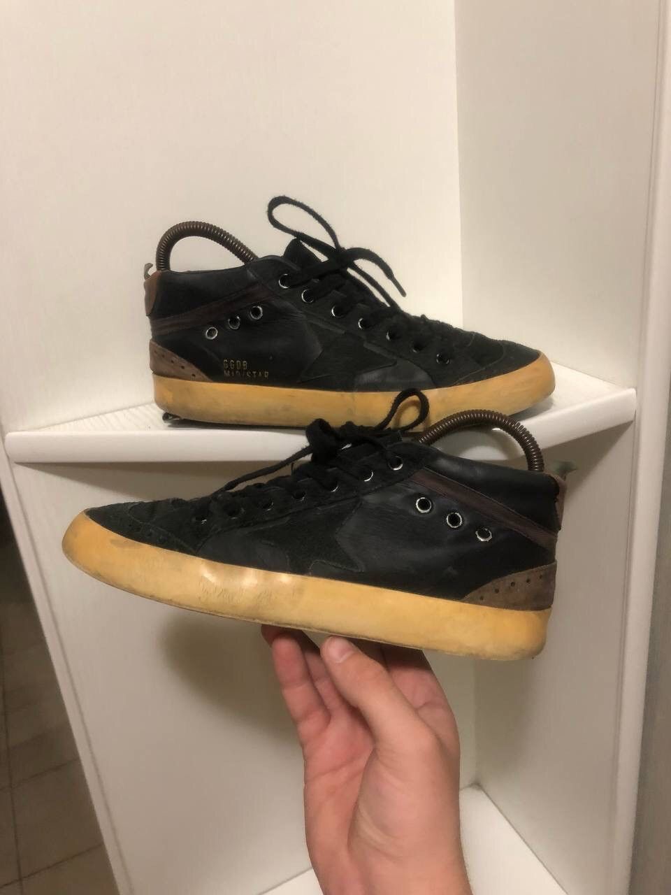 Golden Goose GGDB Golden Goose Francy Hi-Top Sneakers Leather Luxury Size US 6.5 / EU 39-40 - 1 Thumbnail