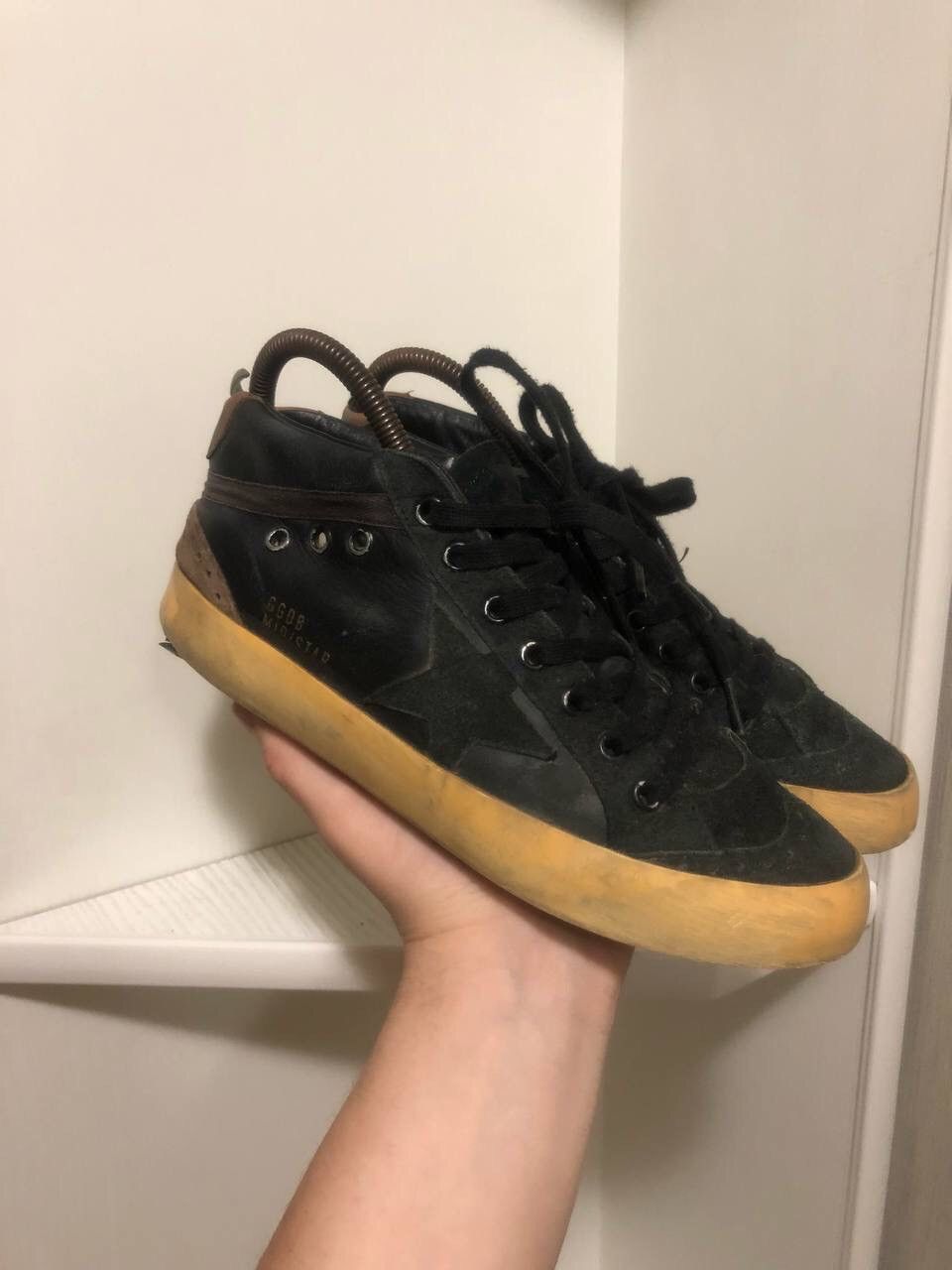 Golden Goose GGDB Golden Goose Francy Hi-Top Sneakers Leather Luxury Size US 6.5 / EU 39-40 - 2 Thumbnail