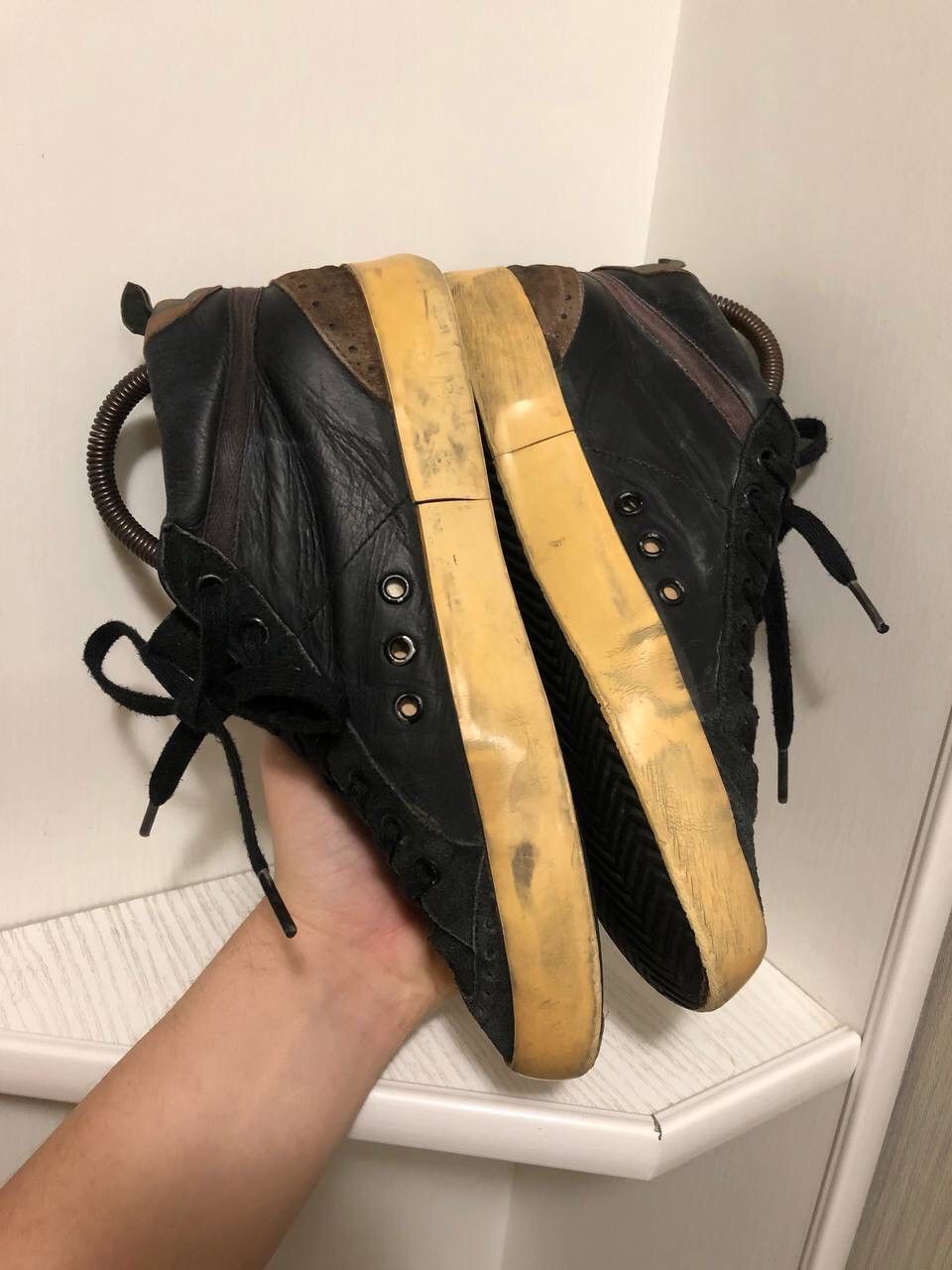 Golden Goose GGDB Golden Goose Francy Hi-Top Sneakers Leather Luxury Size US 6.5 / EU 39-40 - 7 Thumbnail