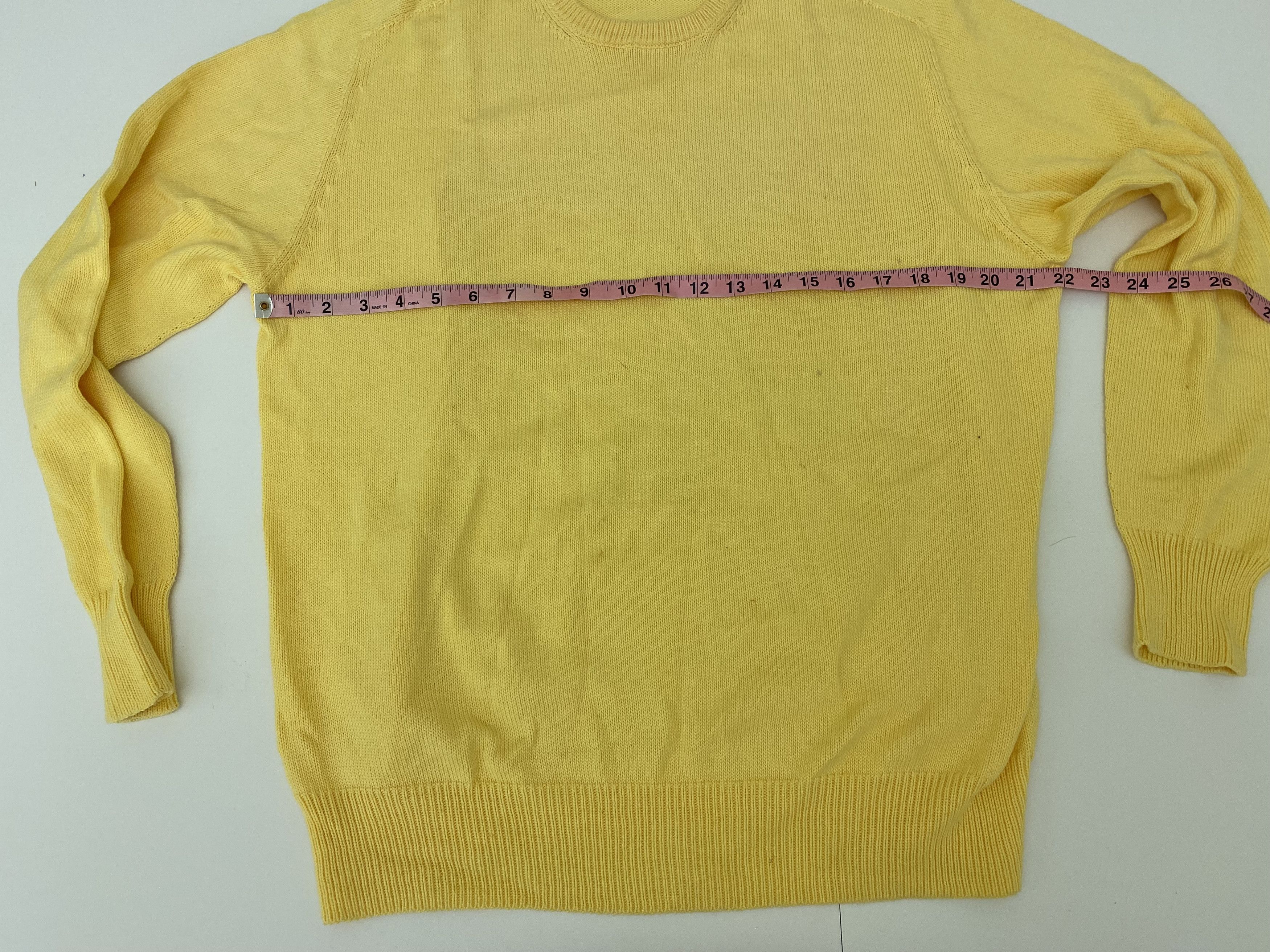 COTTON crewneck sweater EU 52 US 44 stains