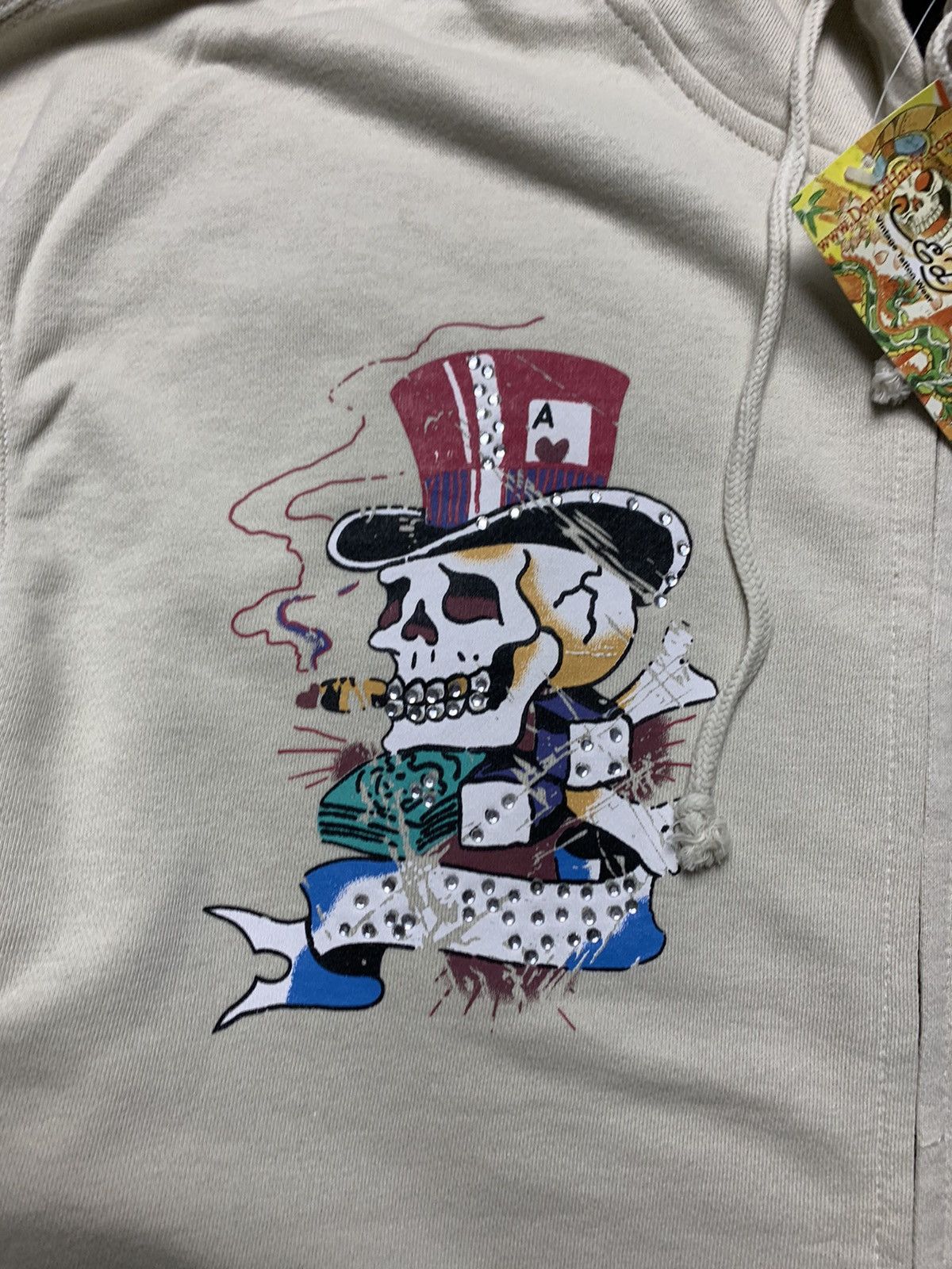 Ed Hardy × Vintage Vintage Ed Hardy Zip Hoodie size XXXL Size US XXL / EU 58 / 5 - 6 Thumbnail