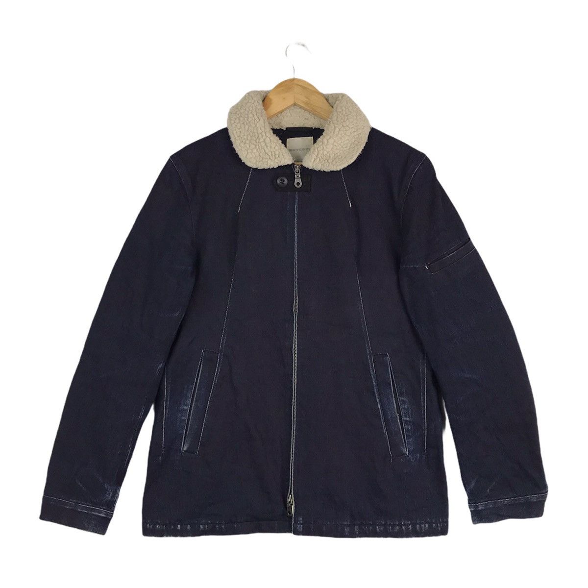 Boycott × Japanese Brand Vintage Boycott Japanese Brand Denim Zipper Jacket Size US M / EU 48-50 / 2 - 1 Thumbnail
