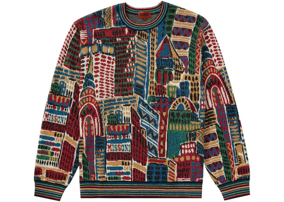 Supreme Missoni sweater burgundy
