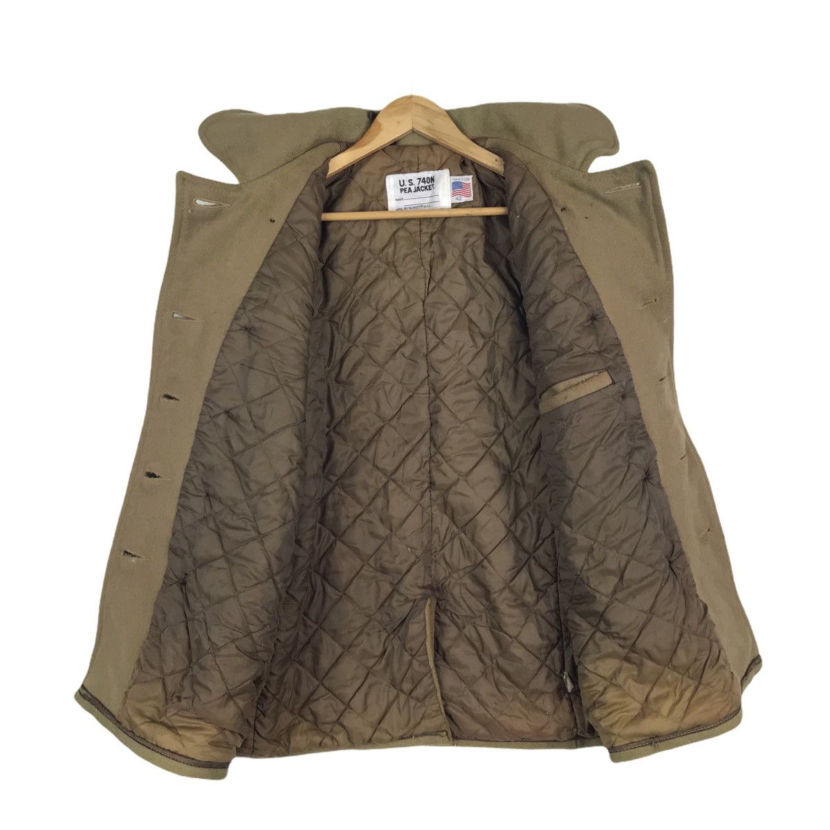 Schott Vintage Schott NYC US 740N Pea Jacket Wool Size US M / EU 48-50 / 2 - 12 Thumbnail