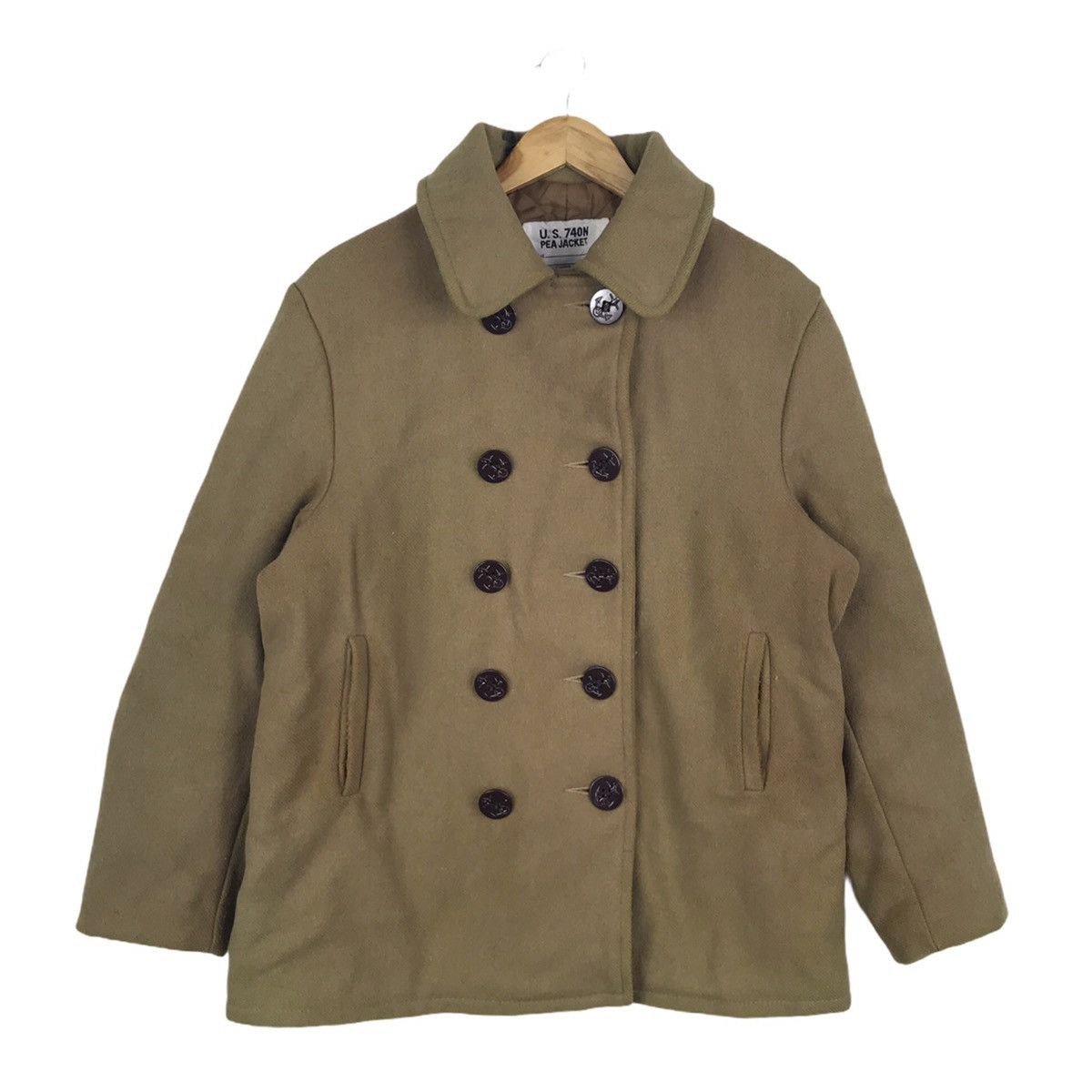 Schott Vintage Schott NYC US 740N Pea Jacket Wool Size US M / EU 48-50 / 2 - 1 Thumbnail