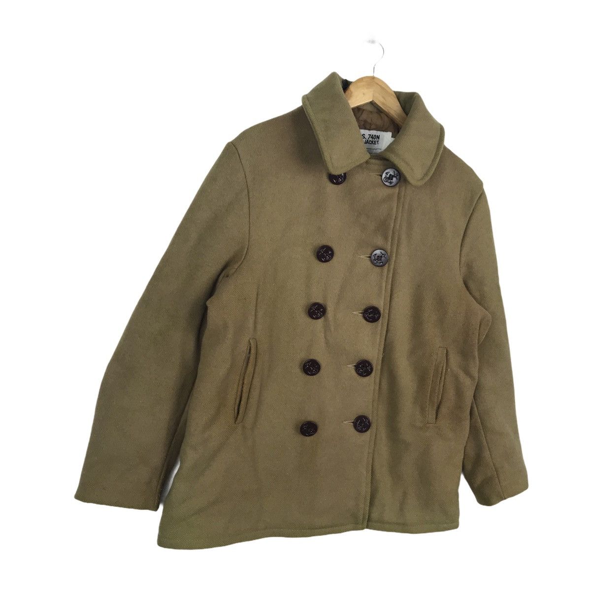 Schott Vintage Schott NYC US 740N Pea Jacket Wool Size US M / EU 48-50 / 2 - 2 Thumbnail