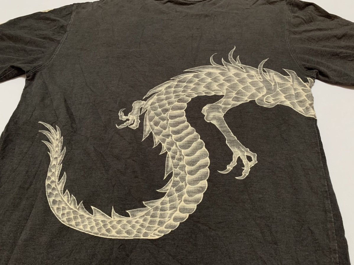 Japanese Brand Long Sleeve Tshirt - Vintage Dragon Tshirt Size US L / EU 52-54 / 3 - 8 Thumbnail