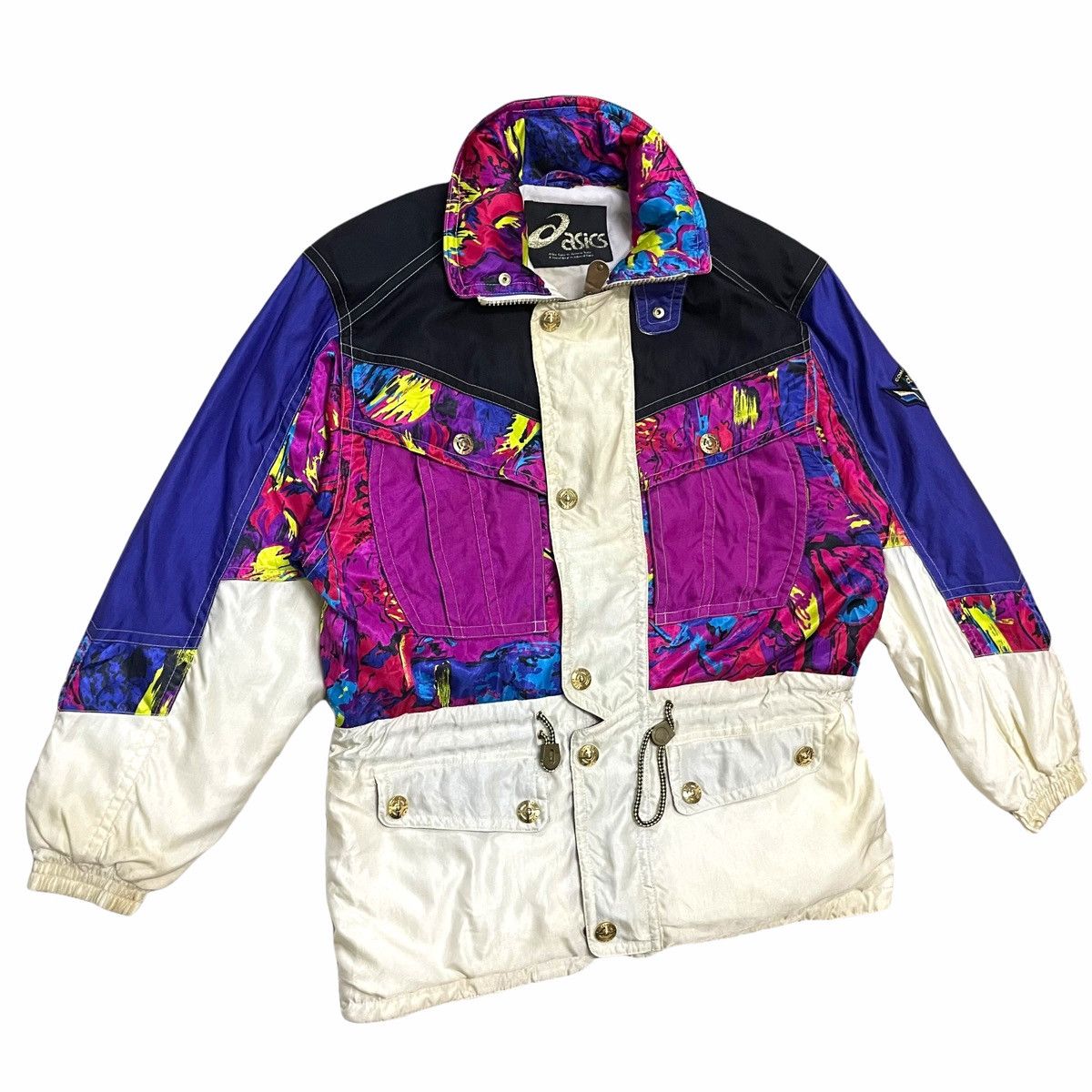 Asics × Sports Specialties 💥90s ASICS MULTICOLOUR OUTDOOR SKI JACKET Size US L / EU 52-54 / 3 - 3 Thumbnail