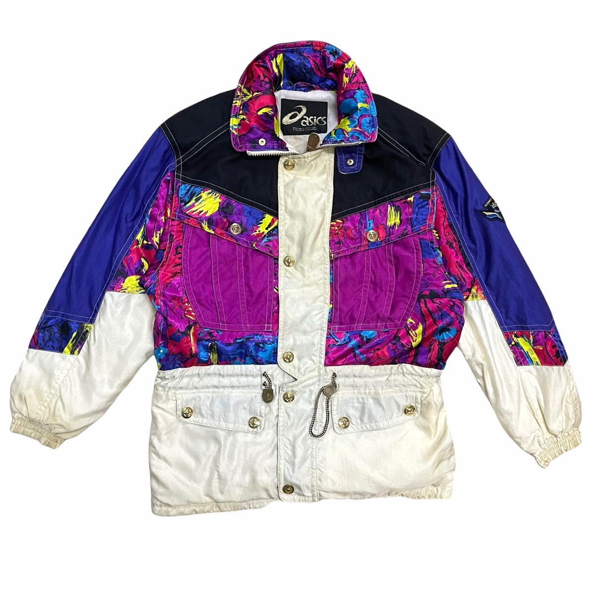 Asics × Sports Specialties 💥90s ASICS MULTICOLOUR OUTDOOR SKI JACKET Size US L / EU 52-54 / 3 - 4 Thumbnail