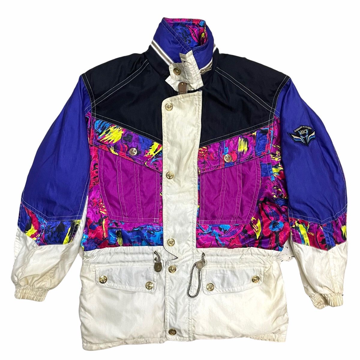 Asics × Sports Specialties 💥90s ASICS MULTICOLOUR OUTDOOR SKI JACKET Size US L / EU 52-54 / 3 - 1 Thumbnail