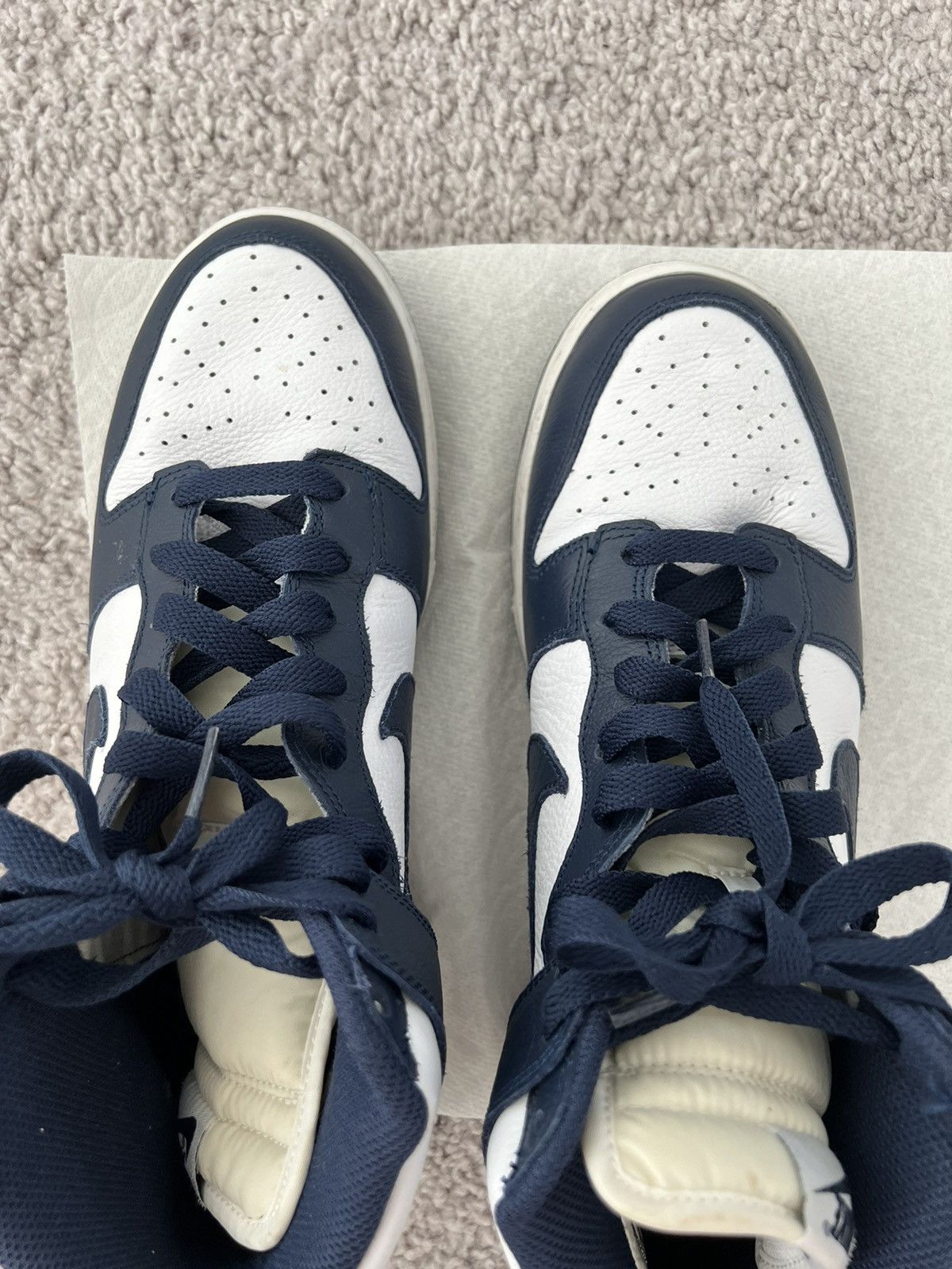 Nike 2016 Nike Dunk High QS Villanova Size US 10 / EU 43 - 13 Thumbnail