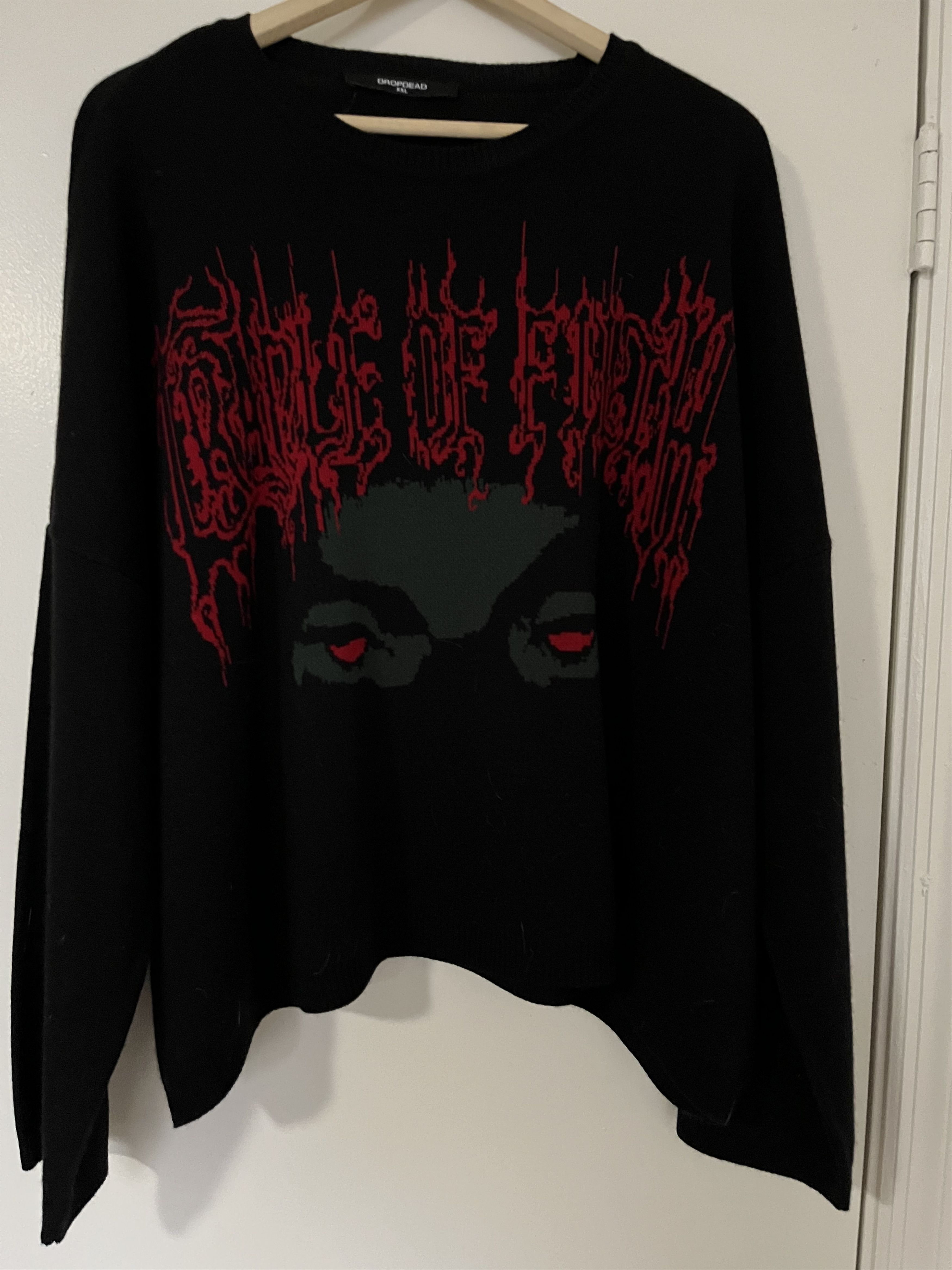 Drop Dead × Cradle Of Filth コラボニット XLサイズ DropDead x cradle of filth ニット XL