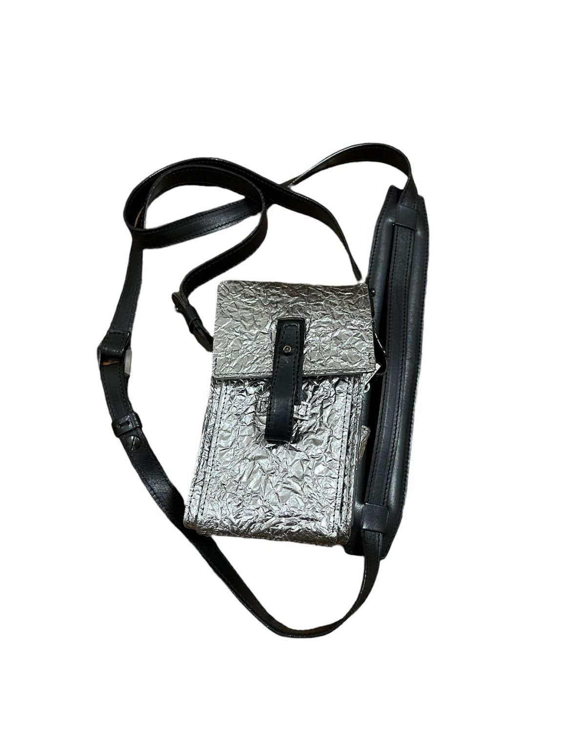 Lanvin mini silver bag