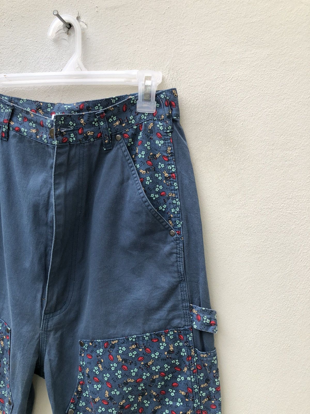 Issey Miyake Ne-net Drop Crotch Double Knee Work Trouser Cropped Pant Size US 29 - 7 Thumbnail
