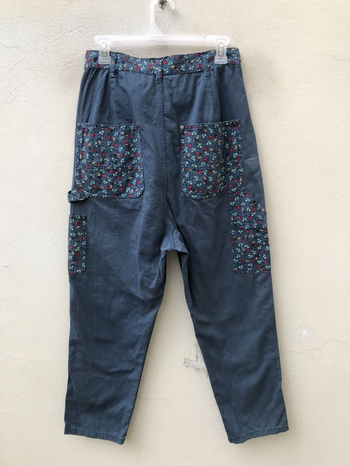 Issey Miyake Ne-net Drop Crotch Double Knee Work Trouser Cropped Pant Size US 29 - 10 Thumbnail