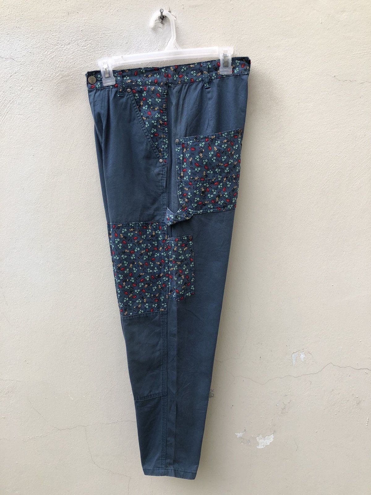 Issey Miyake Ne-net Drop Crotch Double Knee Work Trouser Cropped Pant Size US 29 - 15 Thumbnail