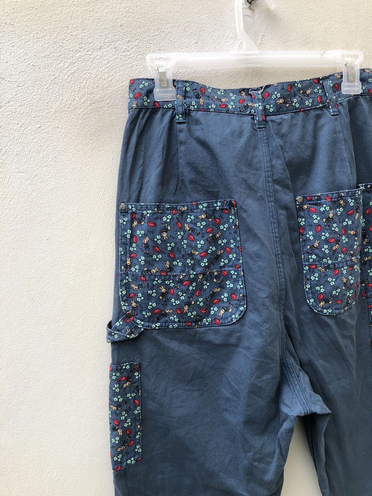 Issey Miyake Ne-net Drop Crotch Double Knee Work Trouser Cropped Pant Size US 29 - 11 Thumbnail