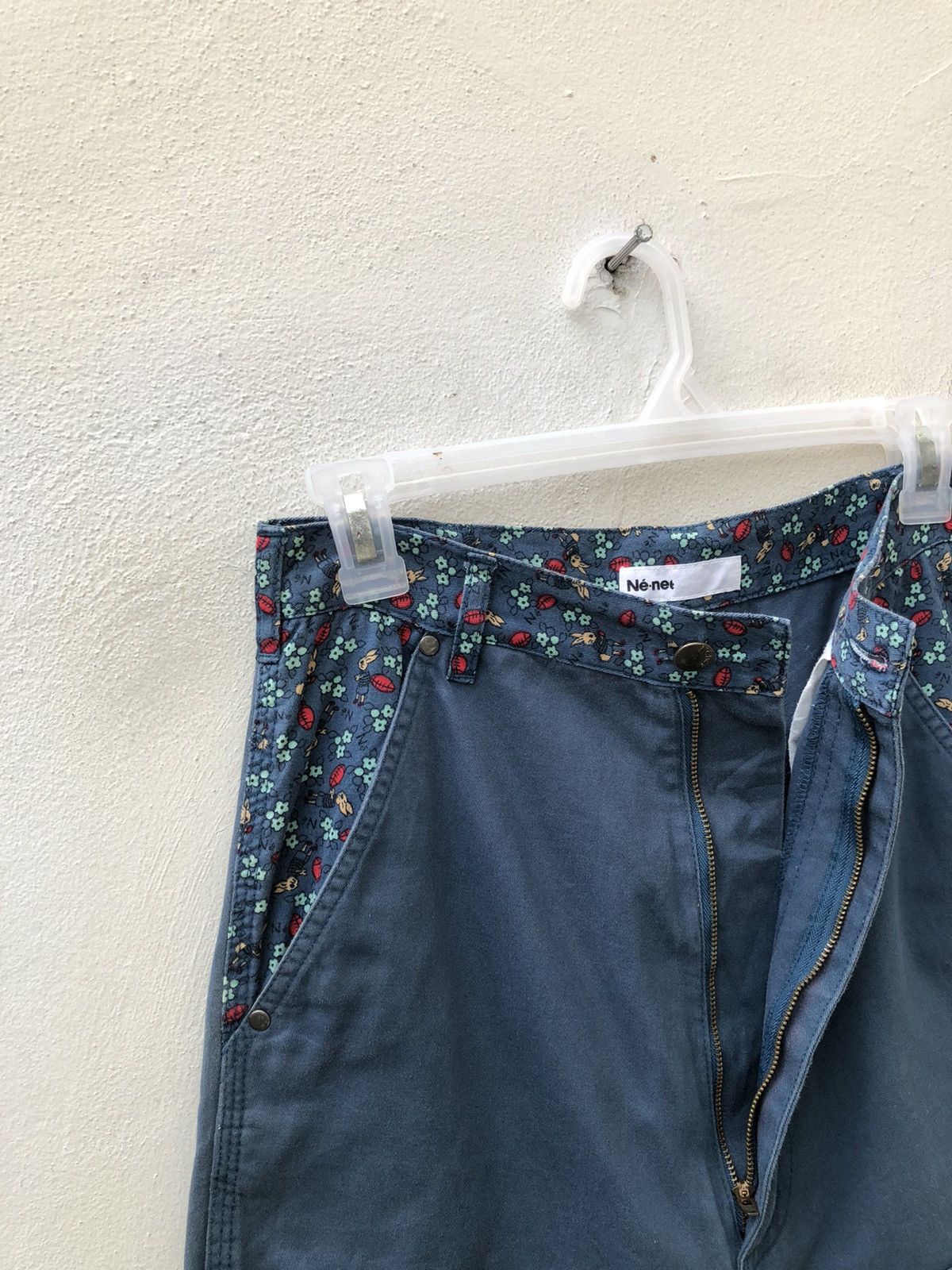 Issey Miyake Ne-net Drop Crotch Double Knee Work Trouser Cropped Pant Size US 29 - 4 Thumbnail