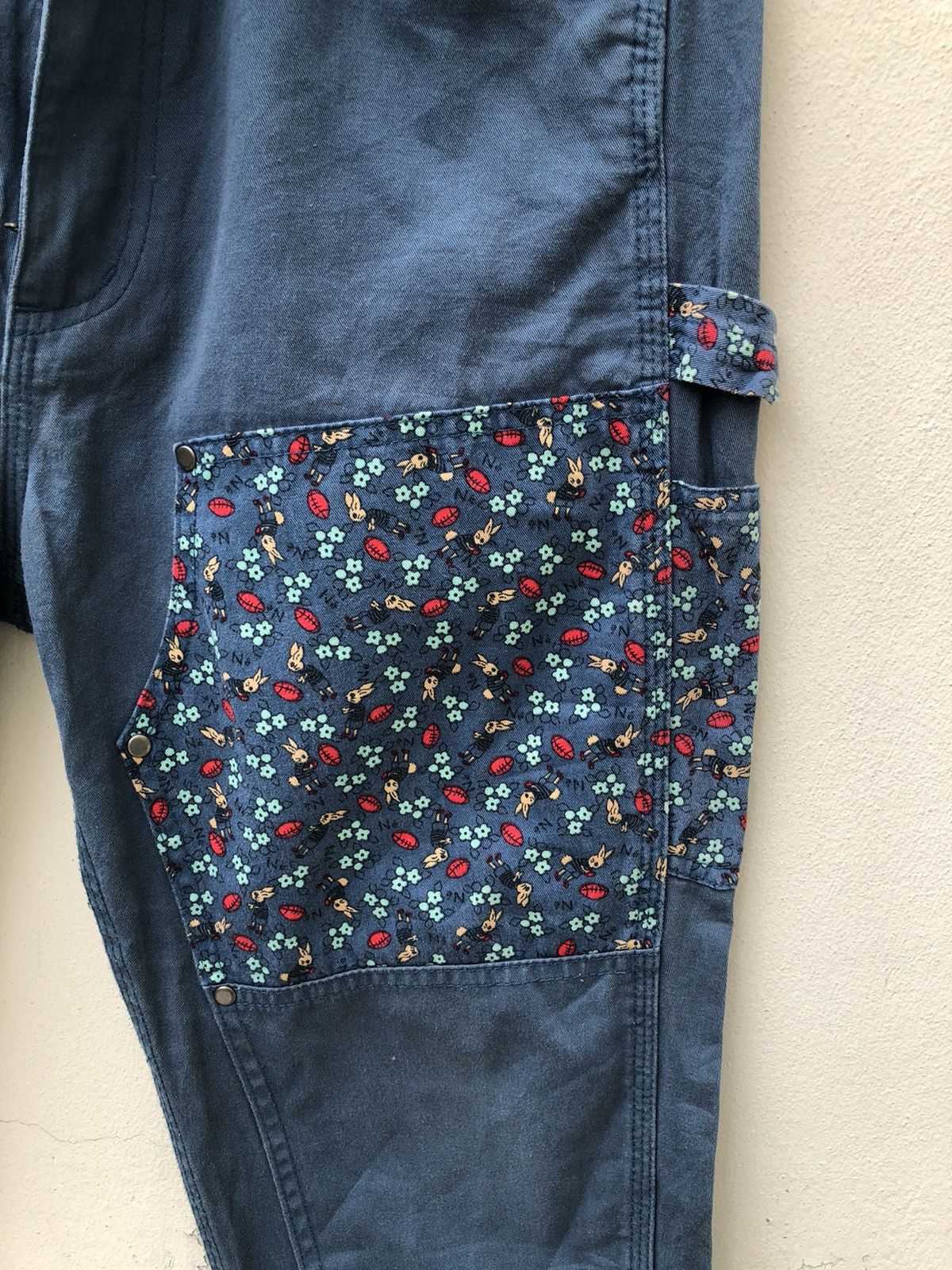 Issey Miyake Ne-net Drop Crotch Double Knee Work Trouser Cropped Pant Size US 29 - 8 Thumbnail