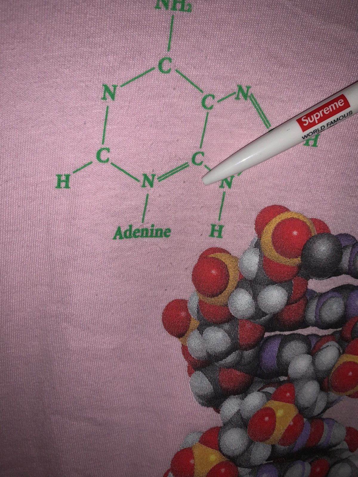 Supreme Supreme DNA Tee Size US M / EU 48-50 / 2 - 5 Thumbnail