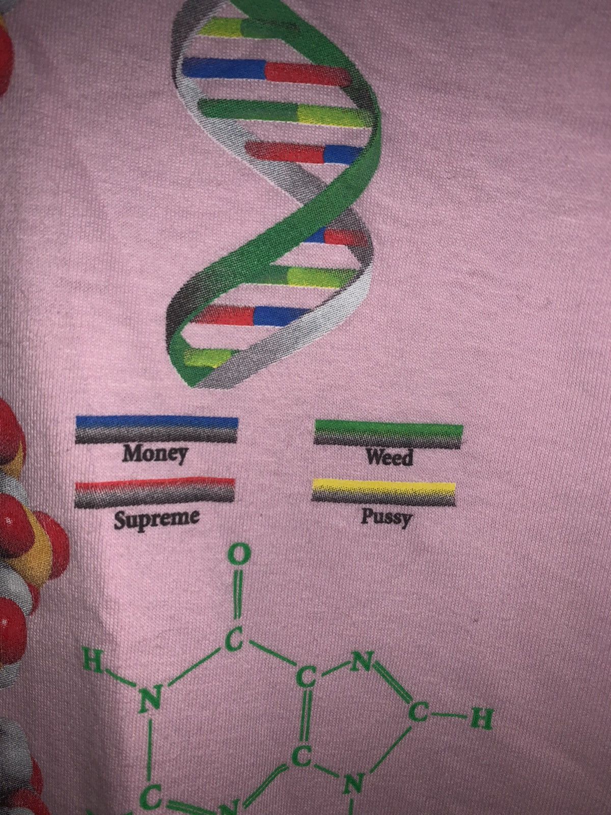 Supreme Supreme DNA Tee Size US M / EU 48-50 / 2 - 4 Thumbnail