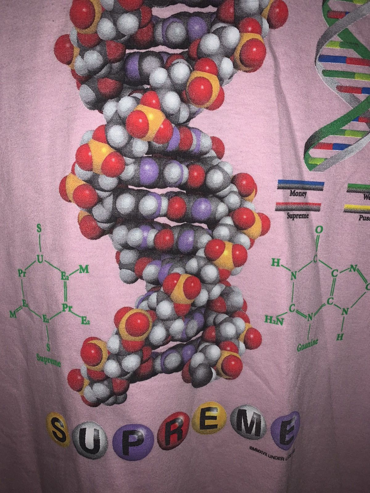 Supreme Supreme DNA Tee Size US M / EU 48-50 / 2 - 2 Thumbnail