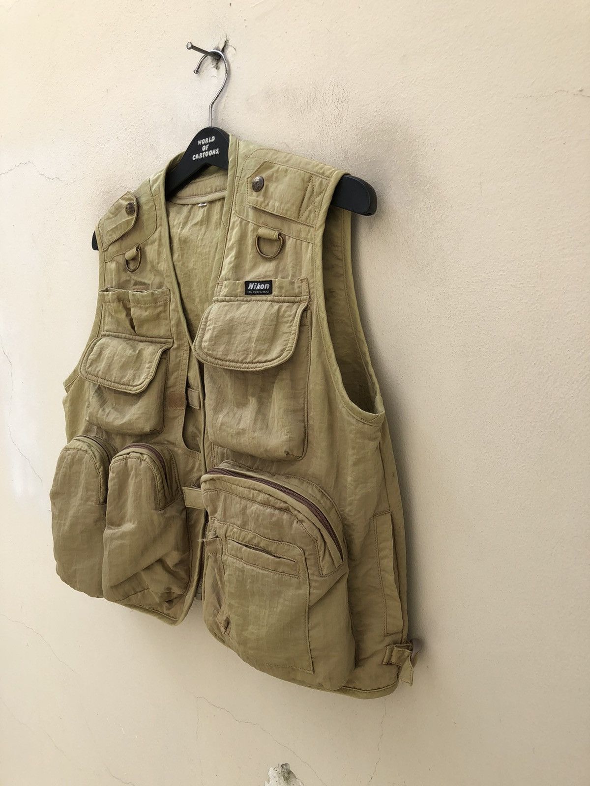 Nikon × Vintage Vintage 90s NIKON For Pro Multi Pocket Tactical Cargo Vest Size US M / EU 48-50 / 2 - 4 Thumbnail