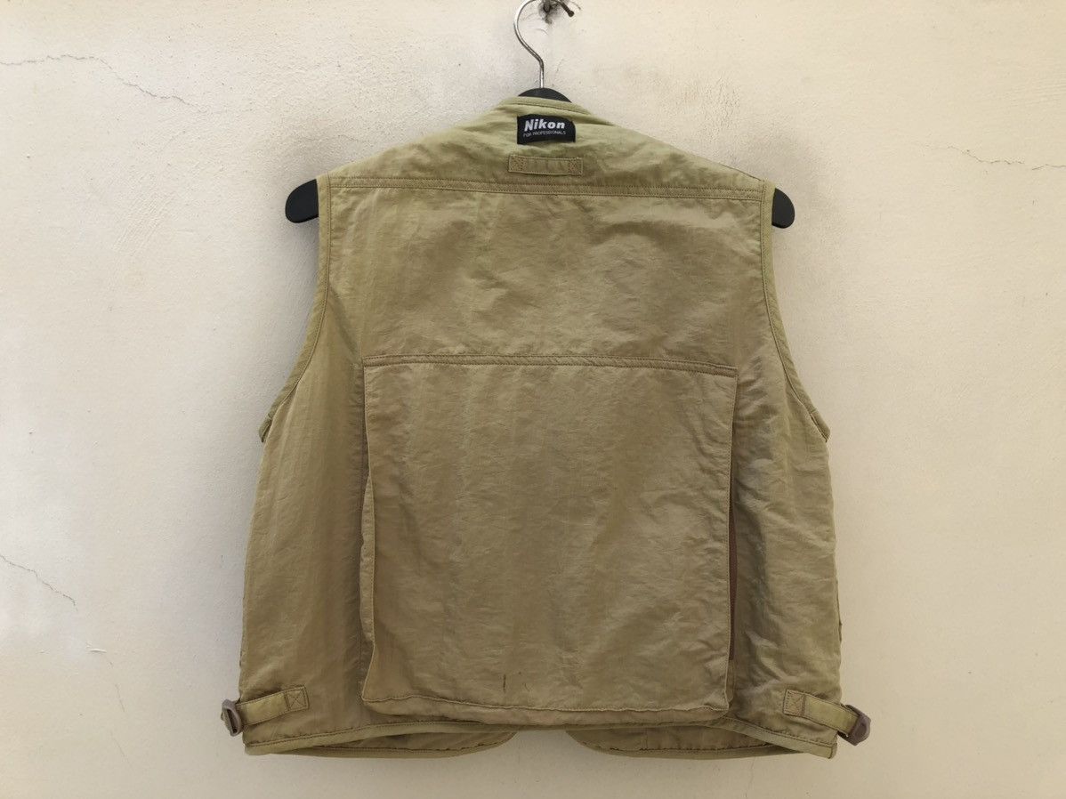 Nikon × Vintage Vintage 90s NIKON For Pro Multi Pocket Tactical Cargo Vest Size US M / EU 48-50 / 2 - 8 Thumbnail
