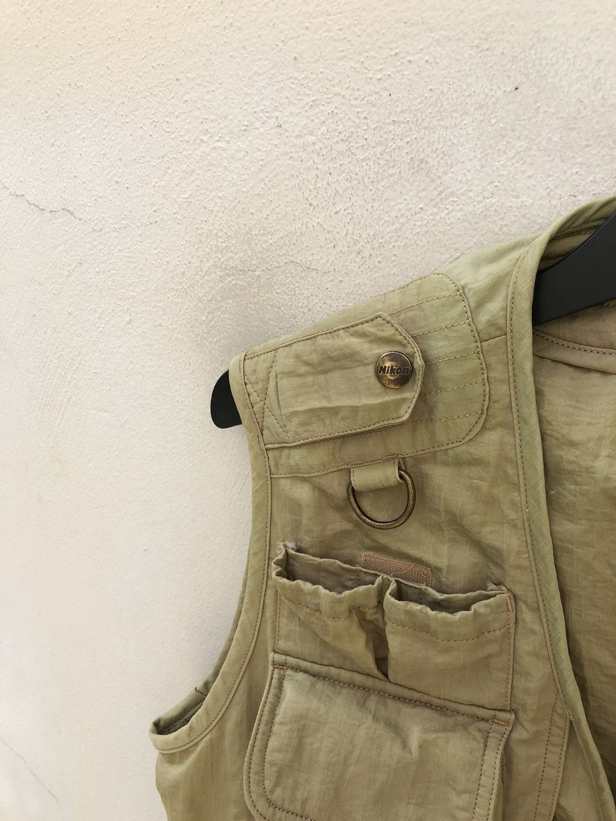 Nikon × Vintage Vintage 90s NIKON For Pro Multi Pocket Tactical Cargo Vest Size US M / EU 48-50 / 2 - 3 Thumbnail