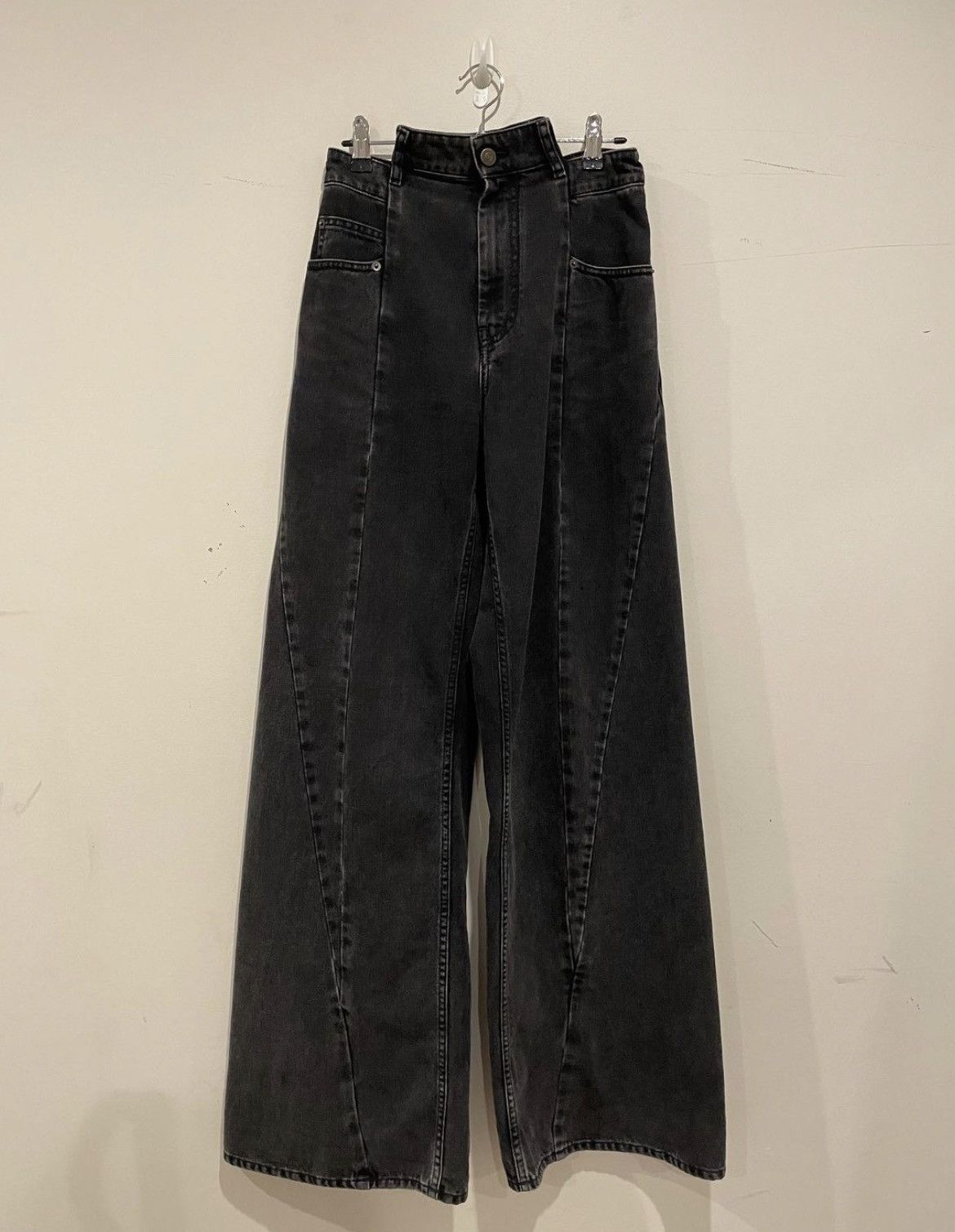 Maison Margiela Maison Margiela Décortiqué wide leg jeans Size US 26 / EU 42 - 1 Thumbnail