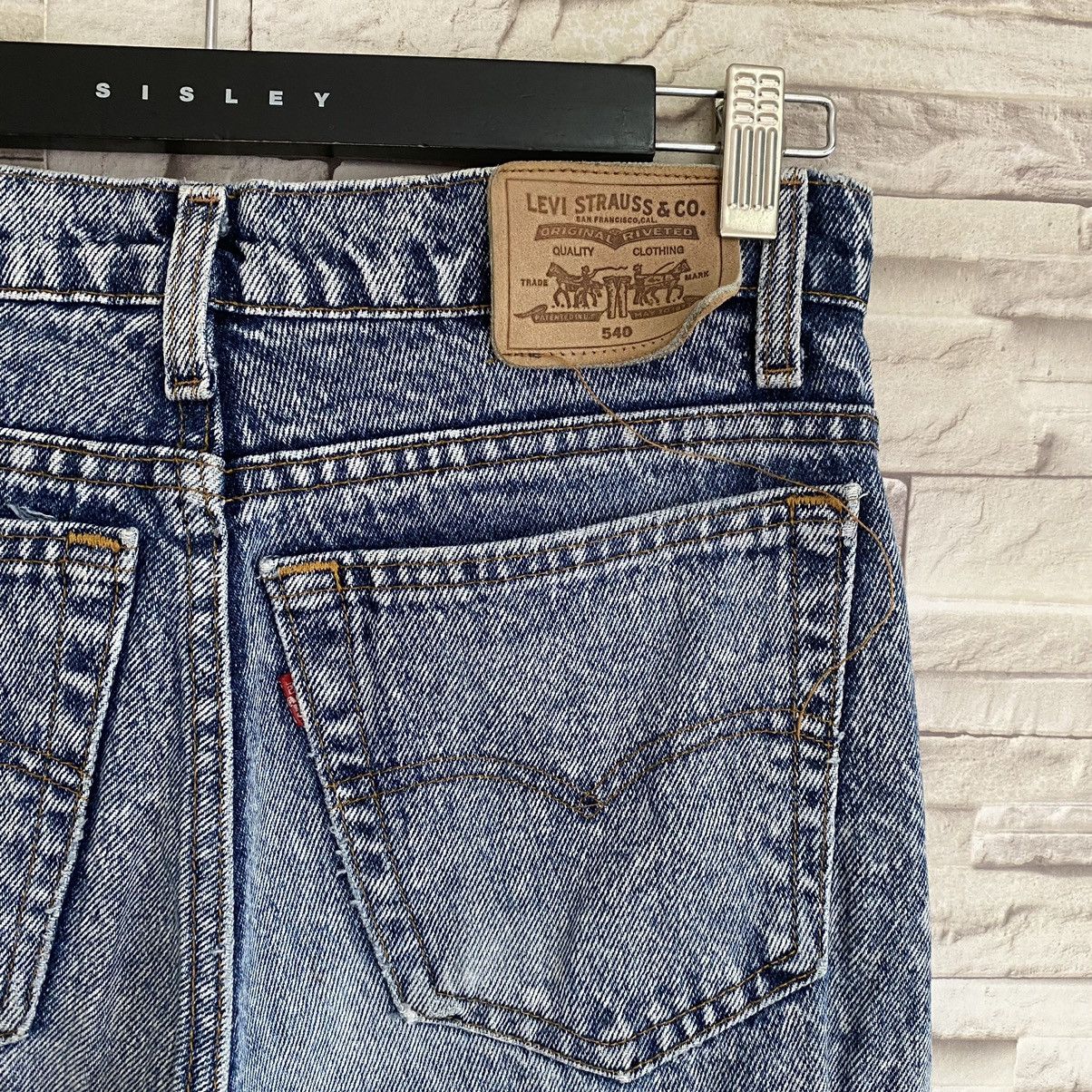 Levi's Vintage 80s Levis 540 Stone Wash Jeans Made in USA Size US 30 / EU 46 - 11 Thumbnail
